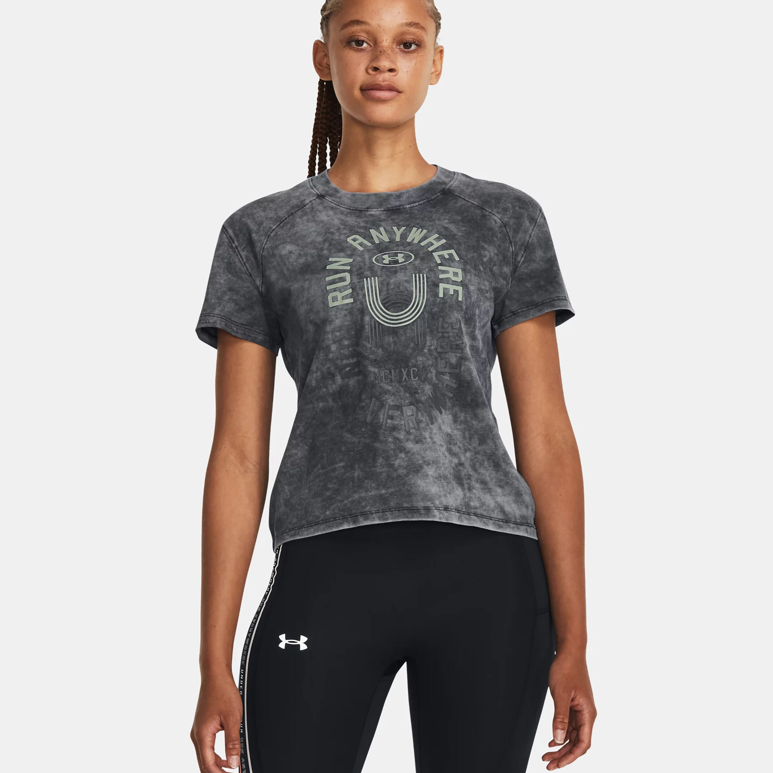 Under armour running shirt womens on sale
