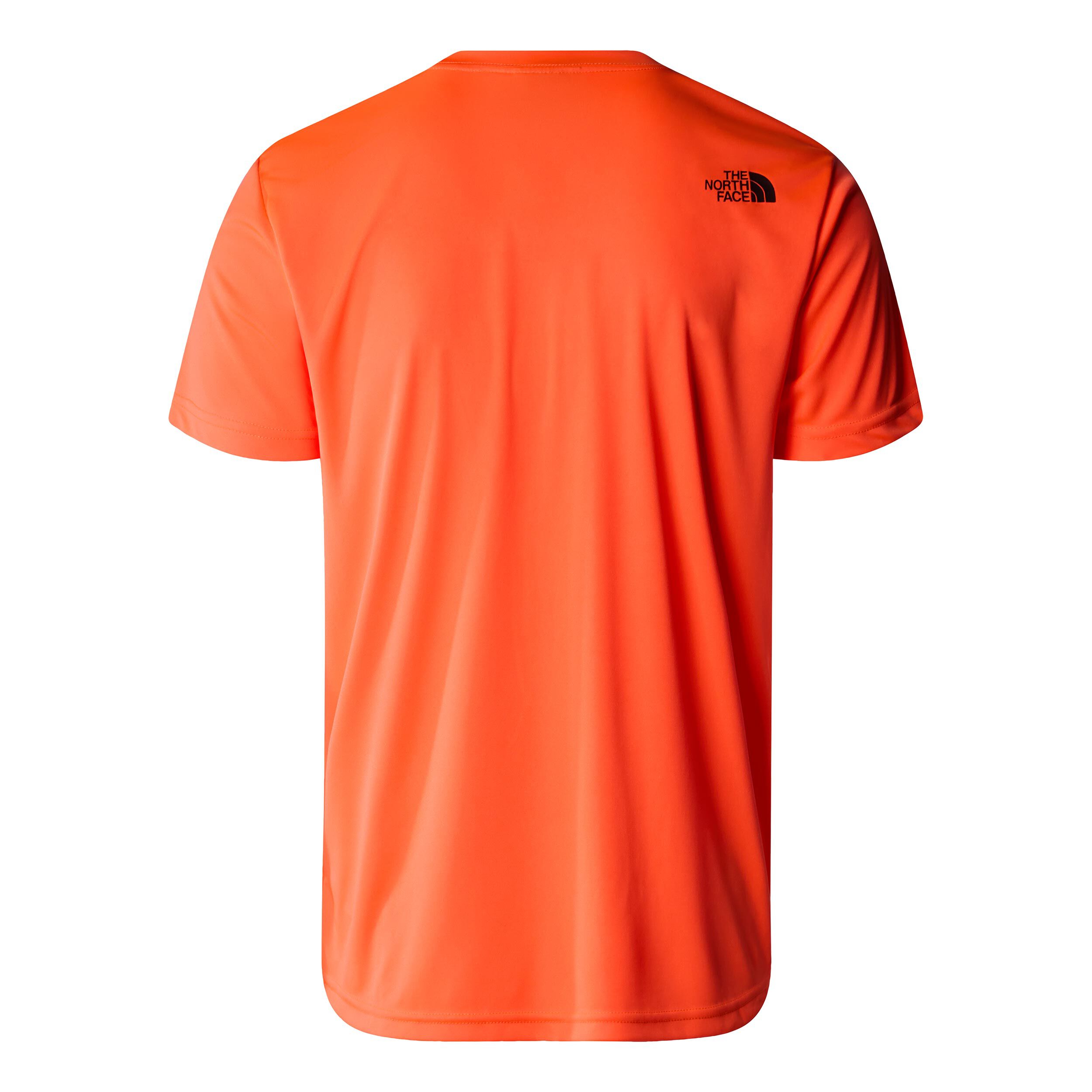 Orange north face shirt discount