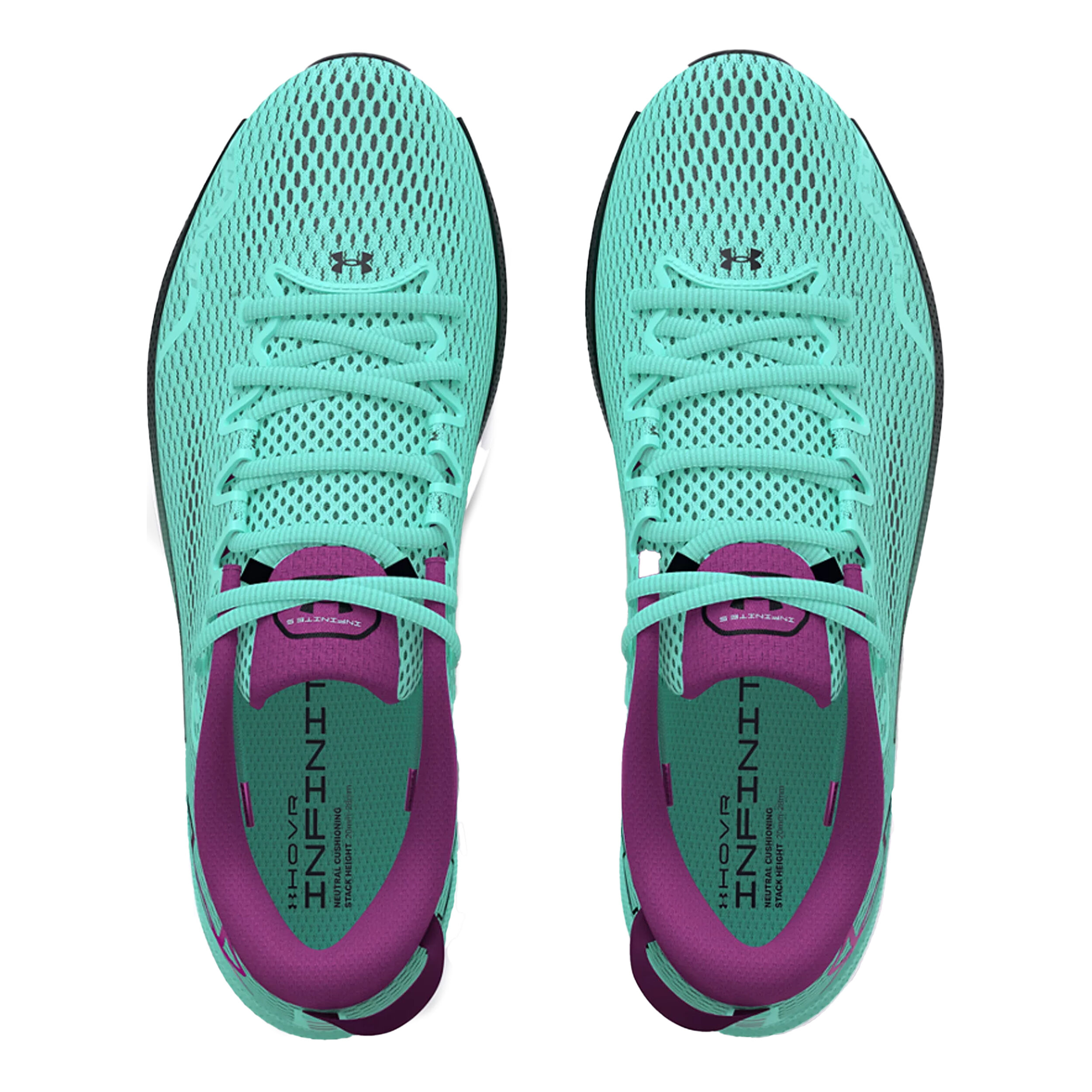 Pink and blue under armour shoes 2025