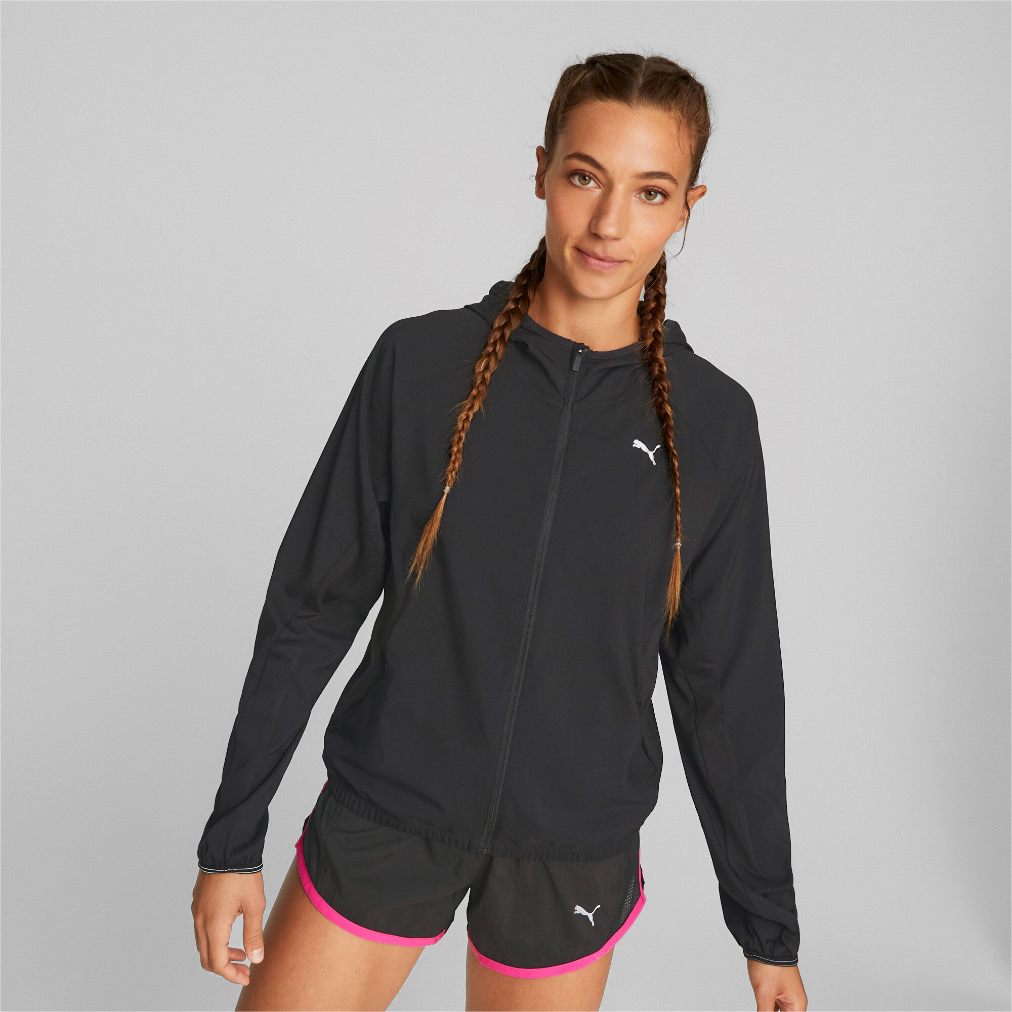 Run Lightweight Running Jacket Women Black