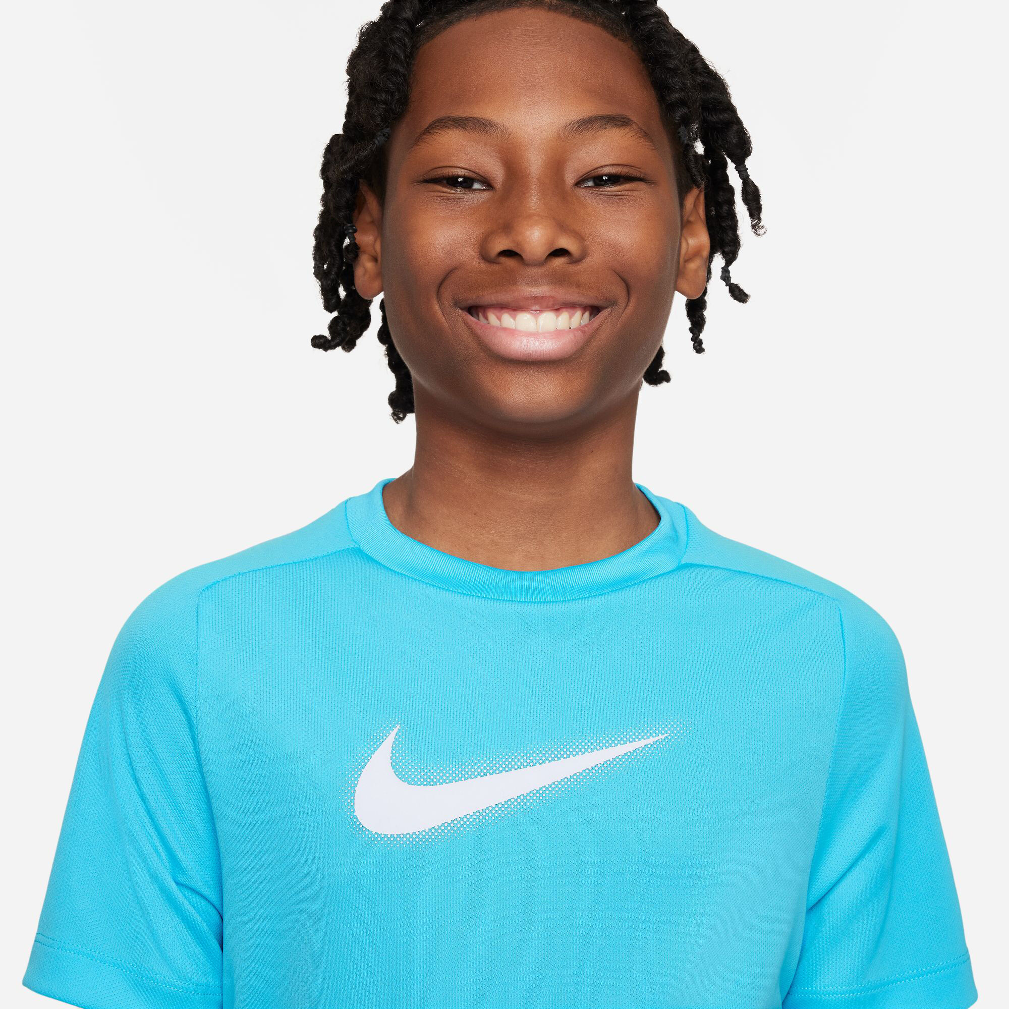 Light blue deals nike dri fit