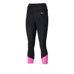 Mizuno Clothing Mizuno Impulse Core 3/4 Tight Women-Black,Pink