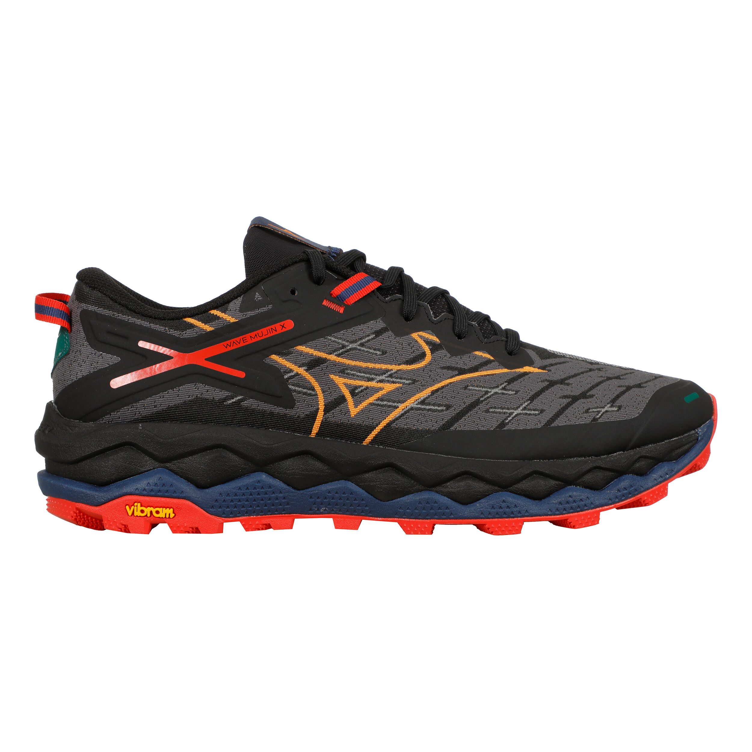 Buy Mizuno Wave Mujin 10 Trail Running Shoe Men Black Orange in size 45 online Running Point UK