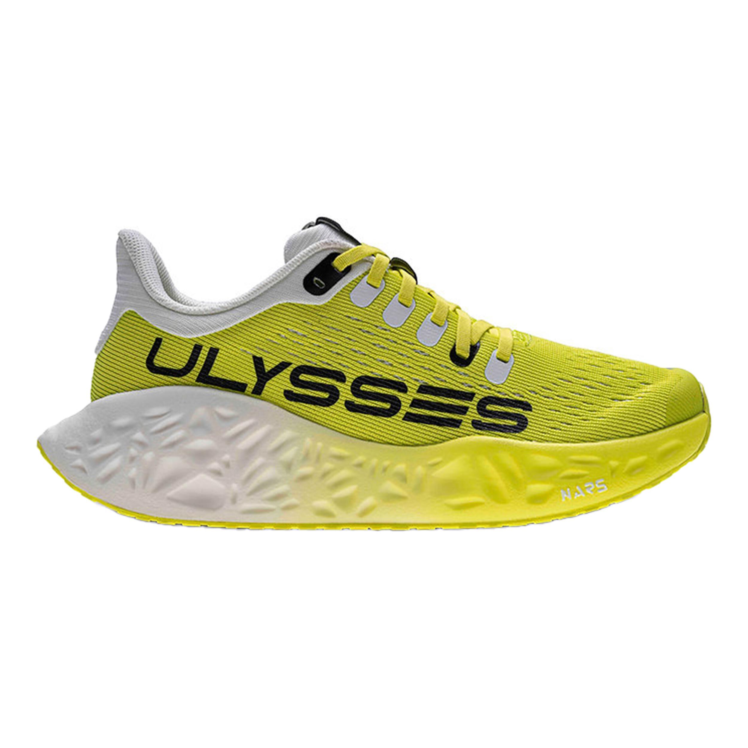 Yellow running sneakers top