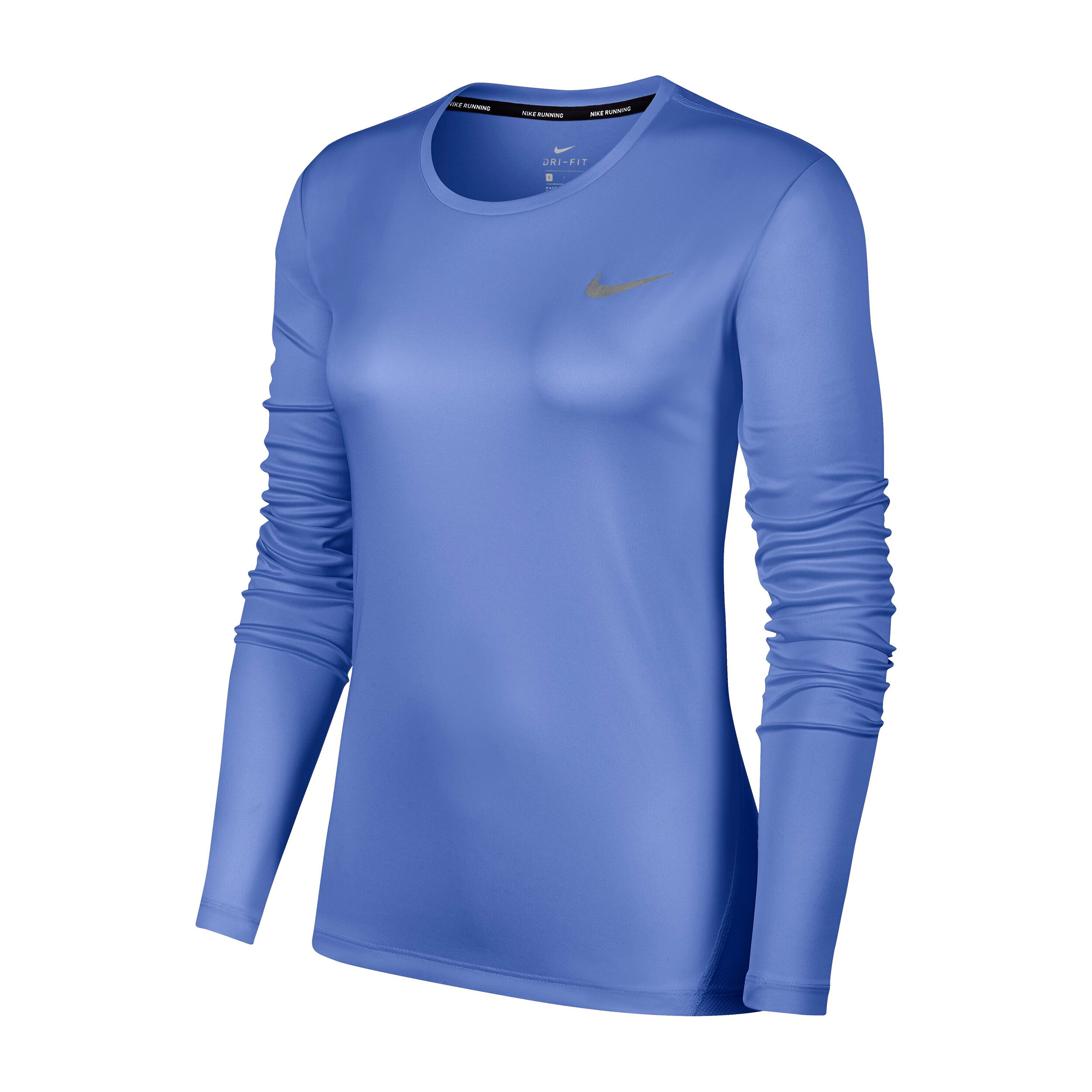 Buy Nike Miler Long Sleeve Women Blue Silver online Running Point UK