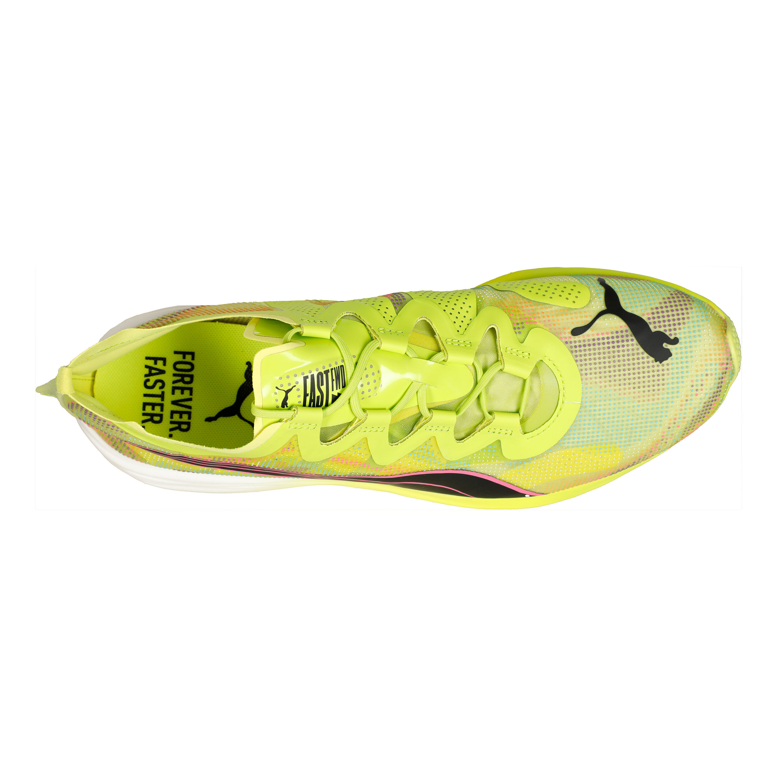 FAST FWD Nitro Elite Psychedelic Rush Competition Running Shoe Women Lime Black