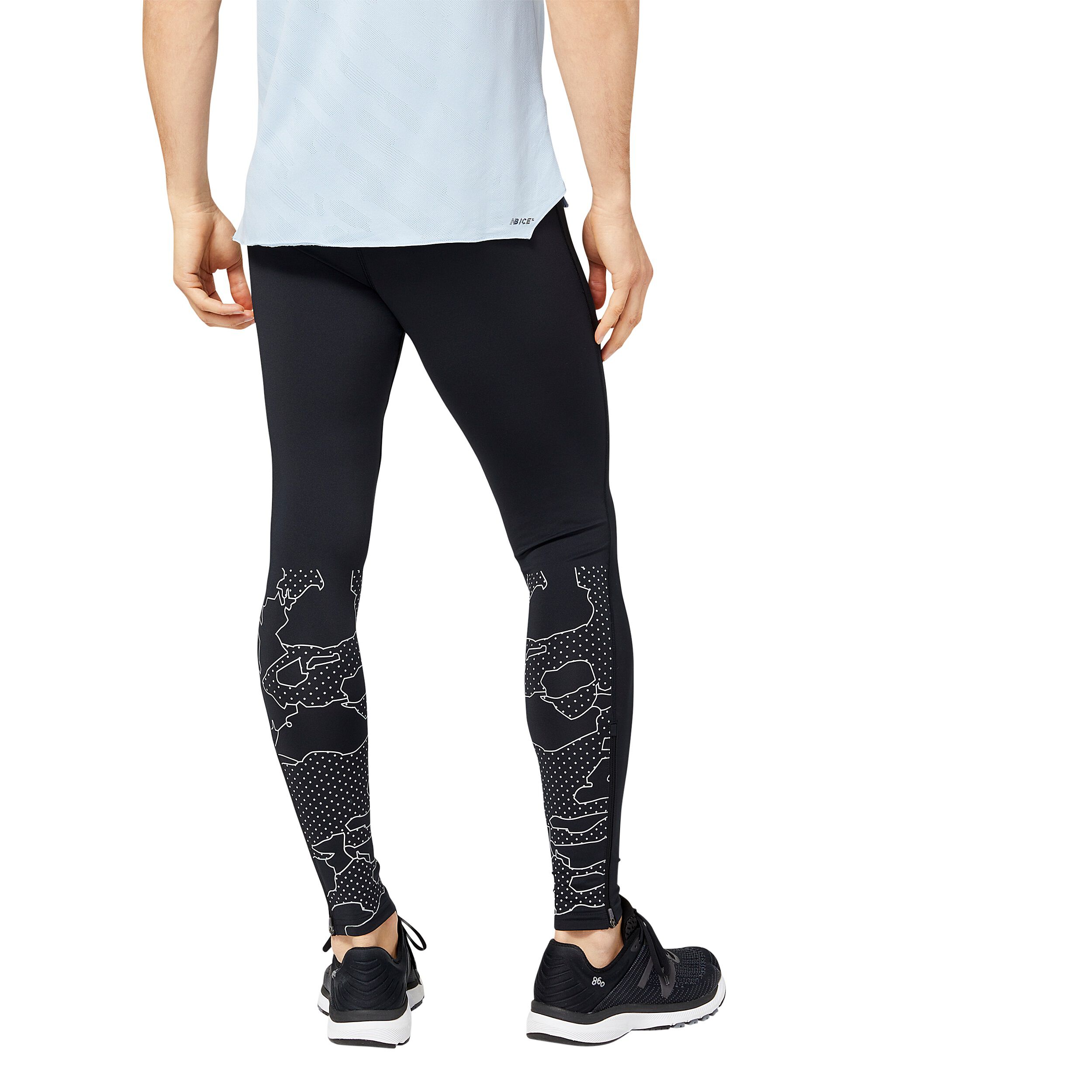 Buy New Balance Reflective Accelerate Tight Men Black online Running Point UK