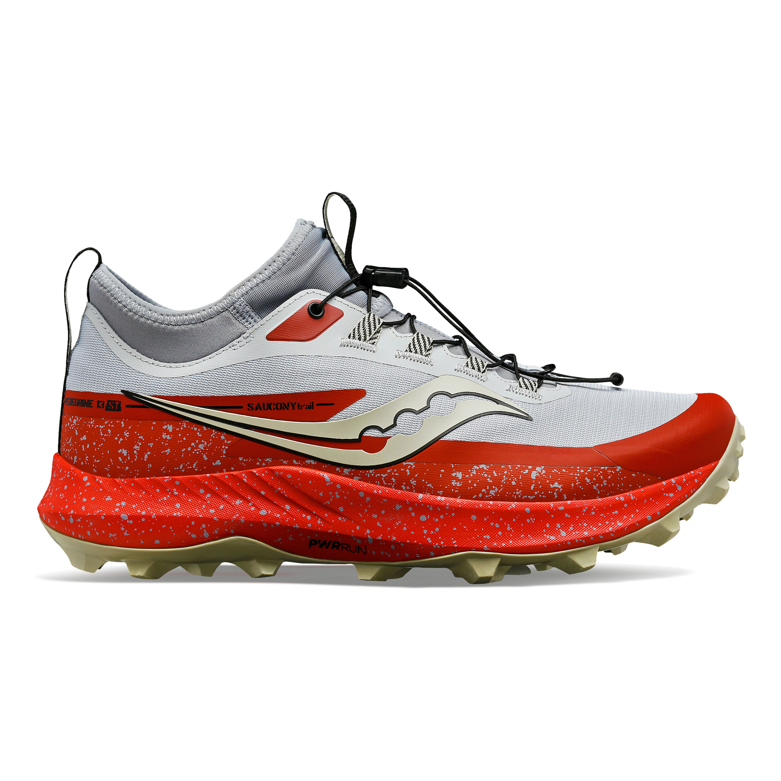 Buy Saucony Peregrine 14 ST Trail Running Shoe Men White Red online Running Point UK