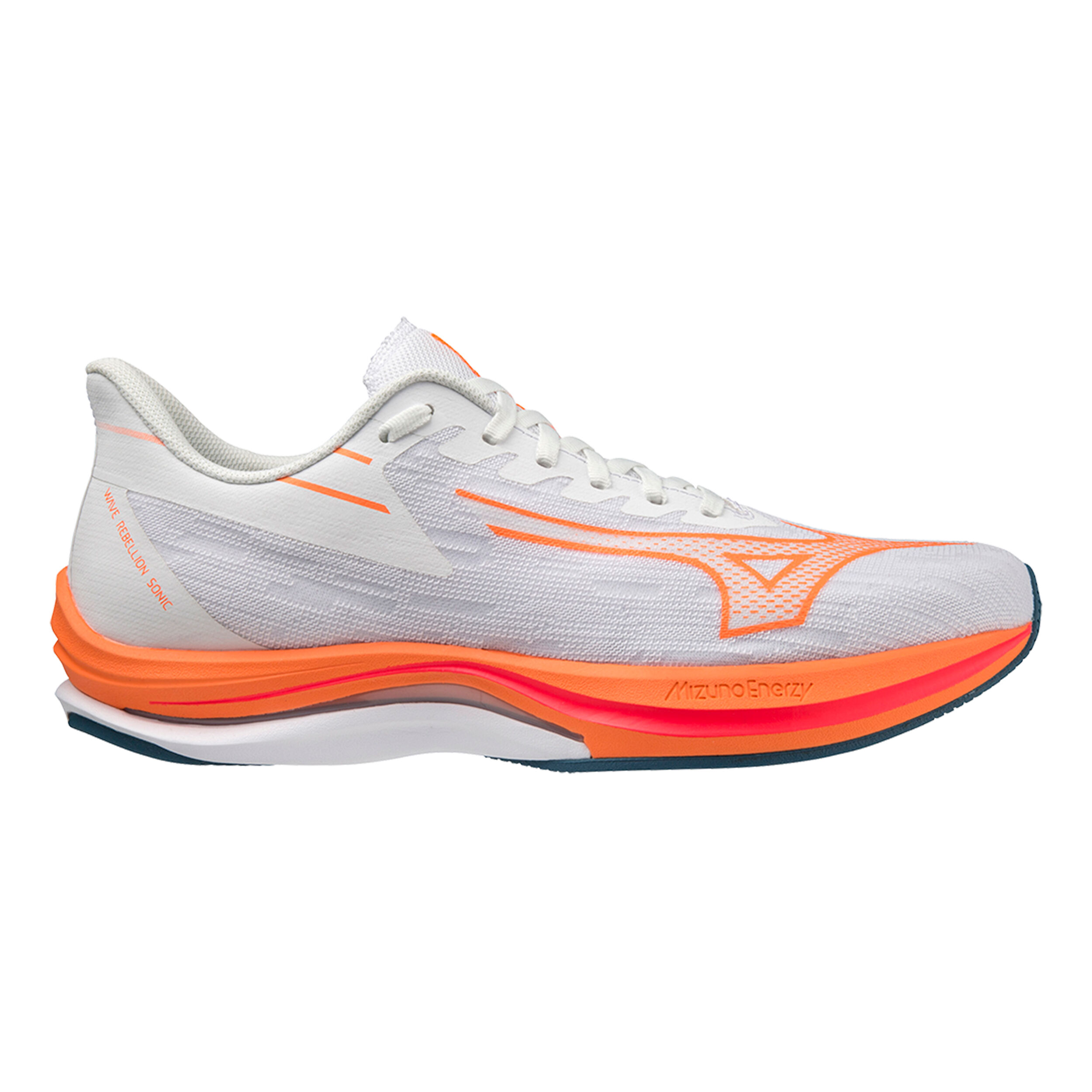Orange mizuno clearance running shoes