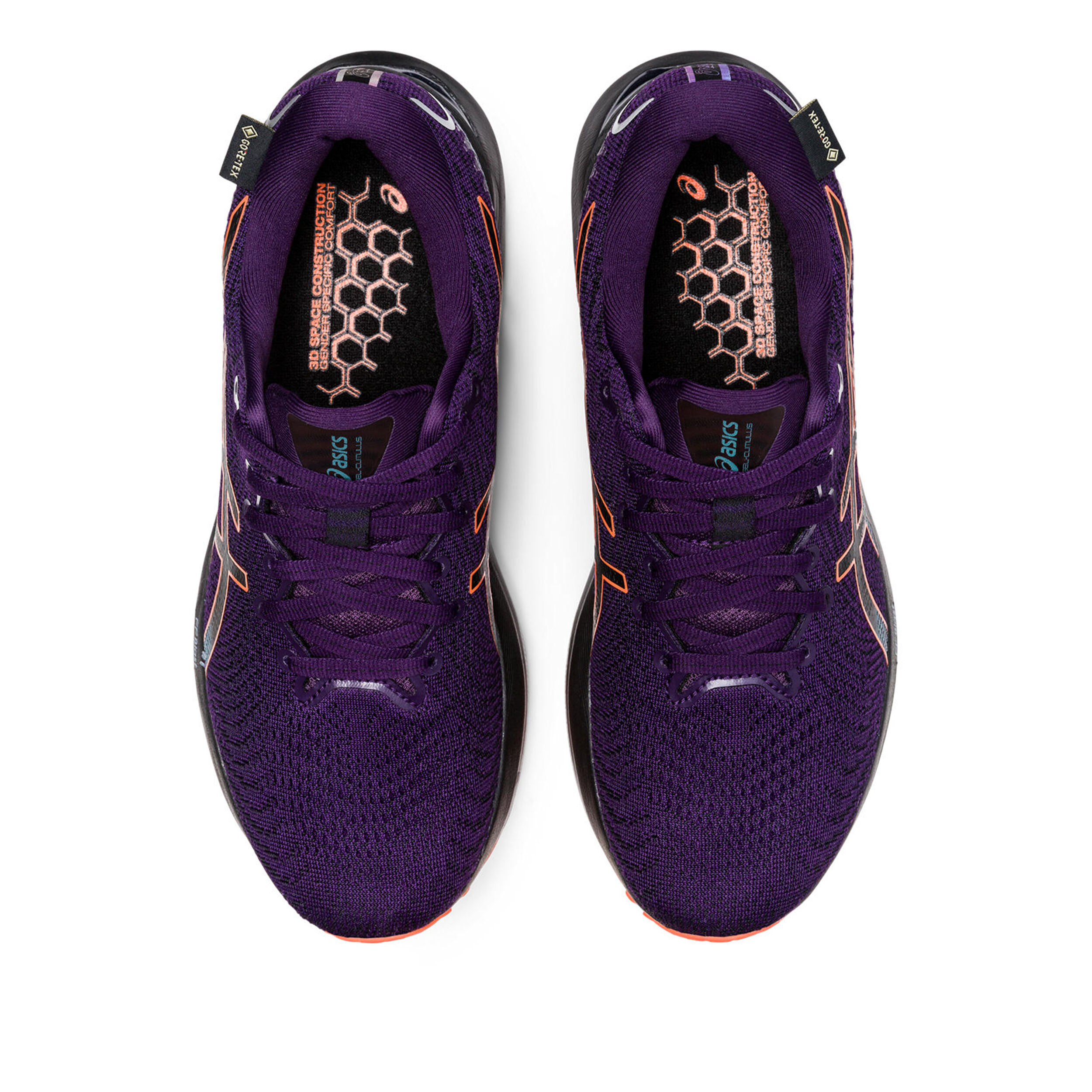 Buy ASICS Gel Cumulus 24 GTX Trail Running Shoe Women Grey Orange