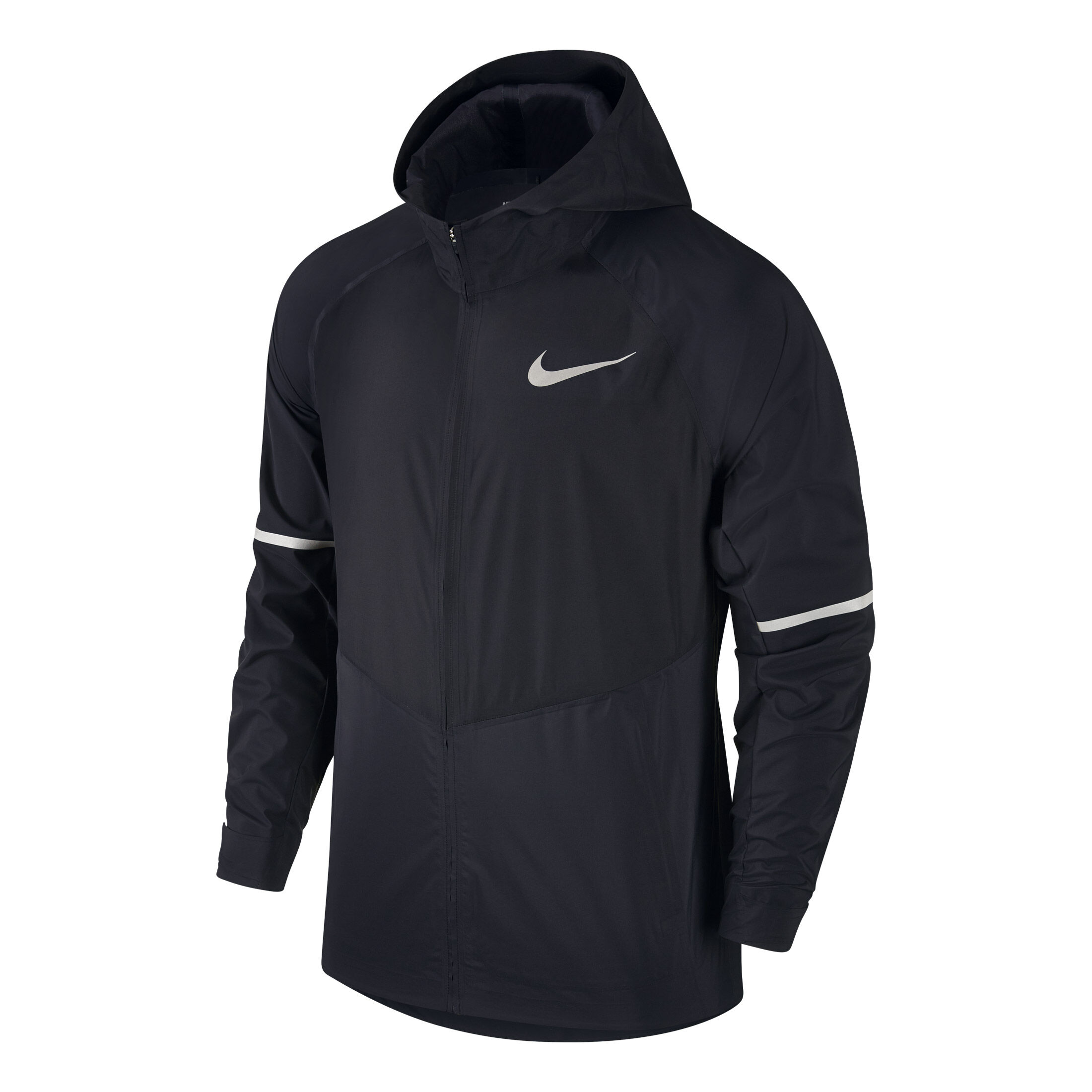 Zonal AeroShield Hooded Running Jacket Men Black