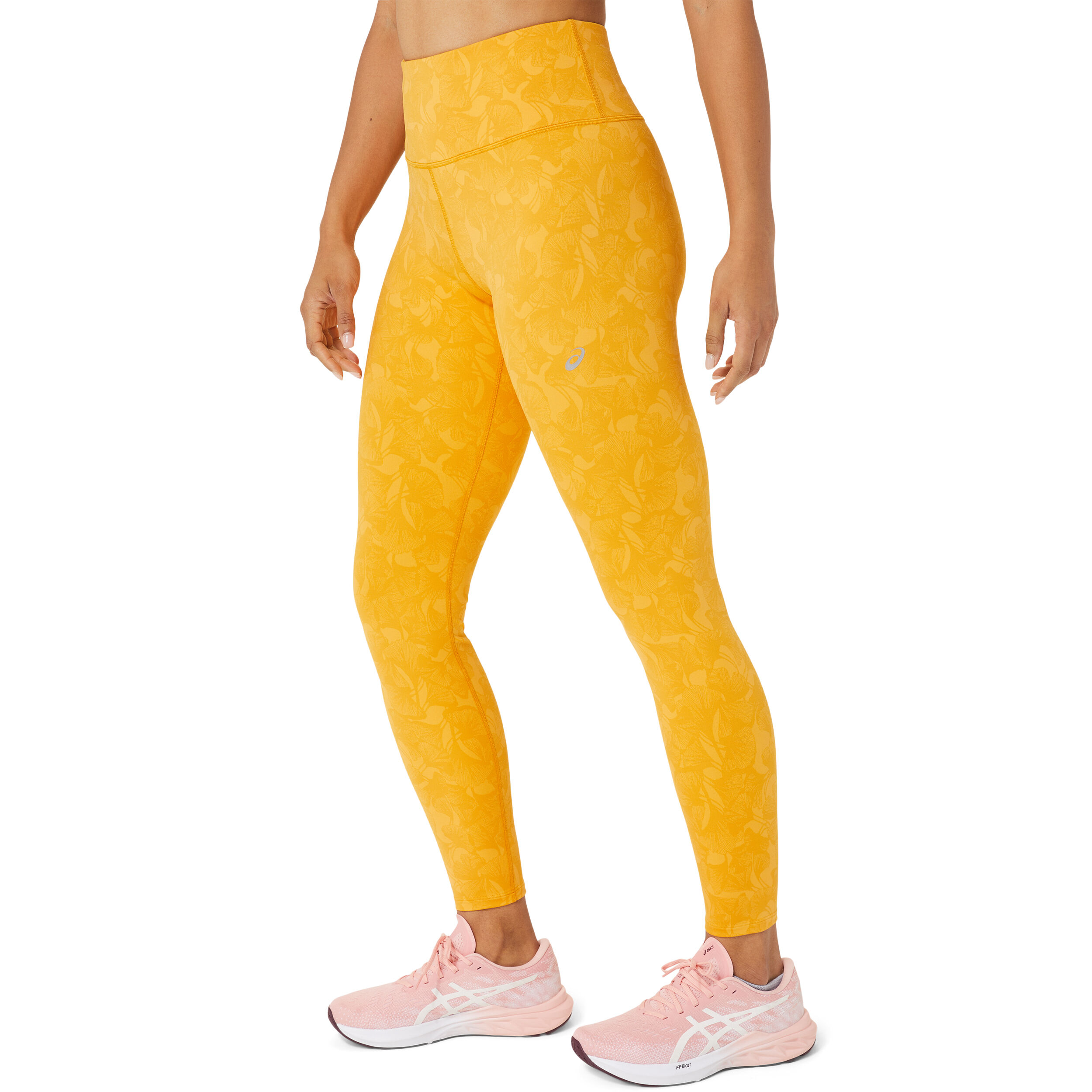 Buy ASICS Jacquard Running Tights Women Yellow online Running Point UK