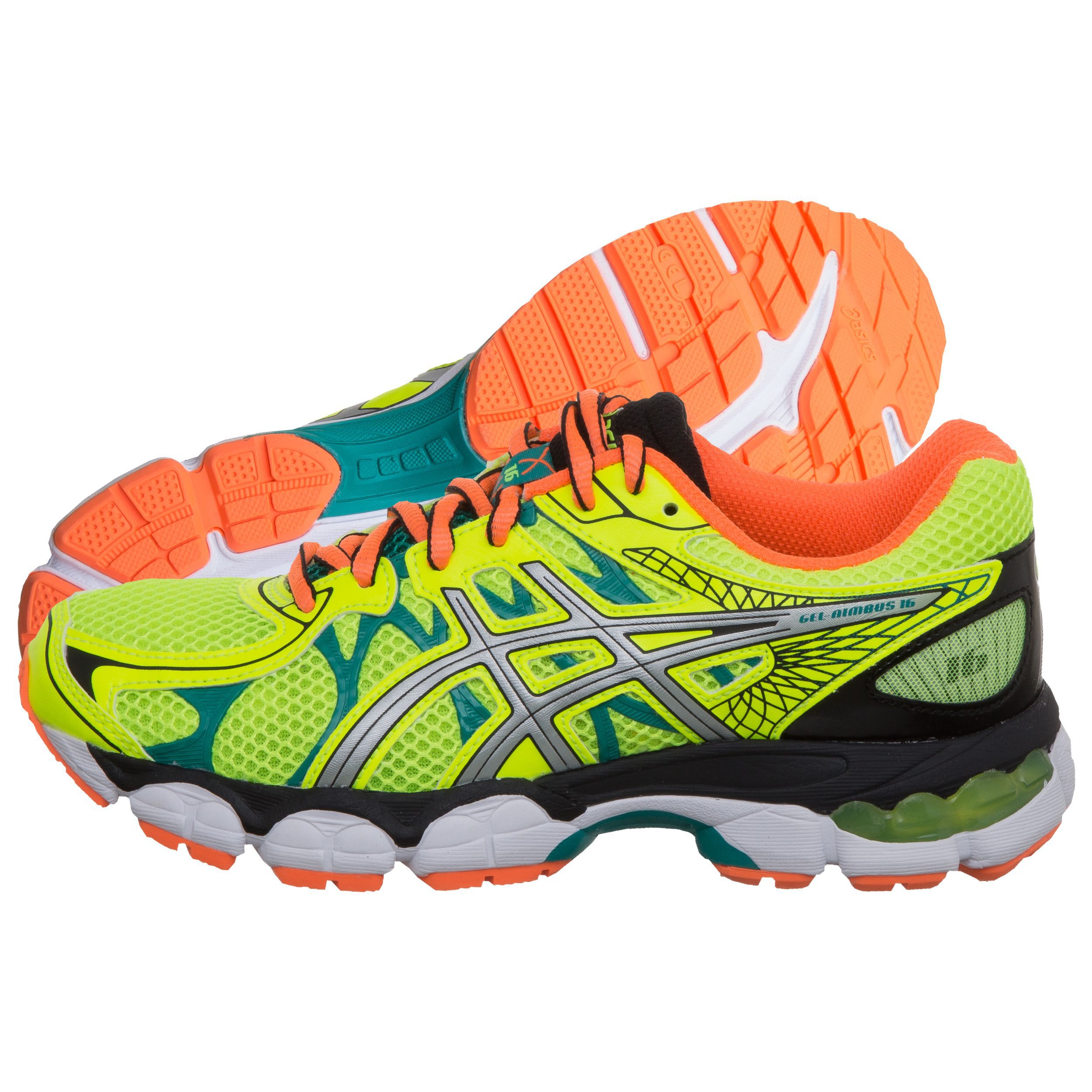 Buy ASICS Gel Nimbus 16 GS Natural Running Shoe Kids Neon Yellow