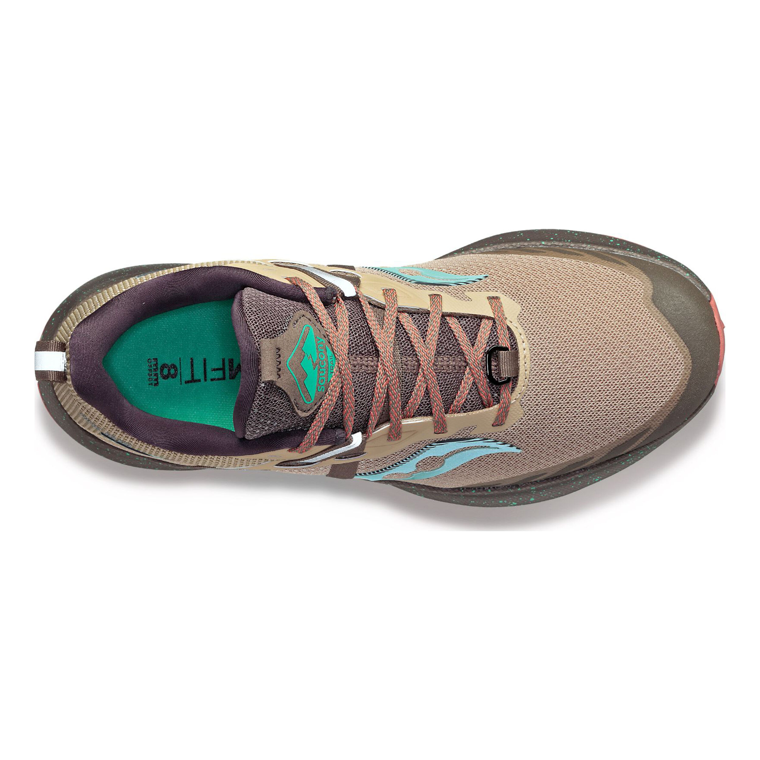 Saucony ride 8 womens brown on sale