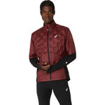ASICS Clothing ASICS Road Winter Running Jacket Men-Wine Red