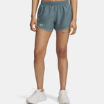 Under Armour Clothing Under Armour Fly By 3in Running shorts Women - blue grey, petrol