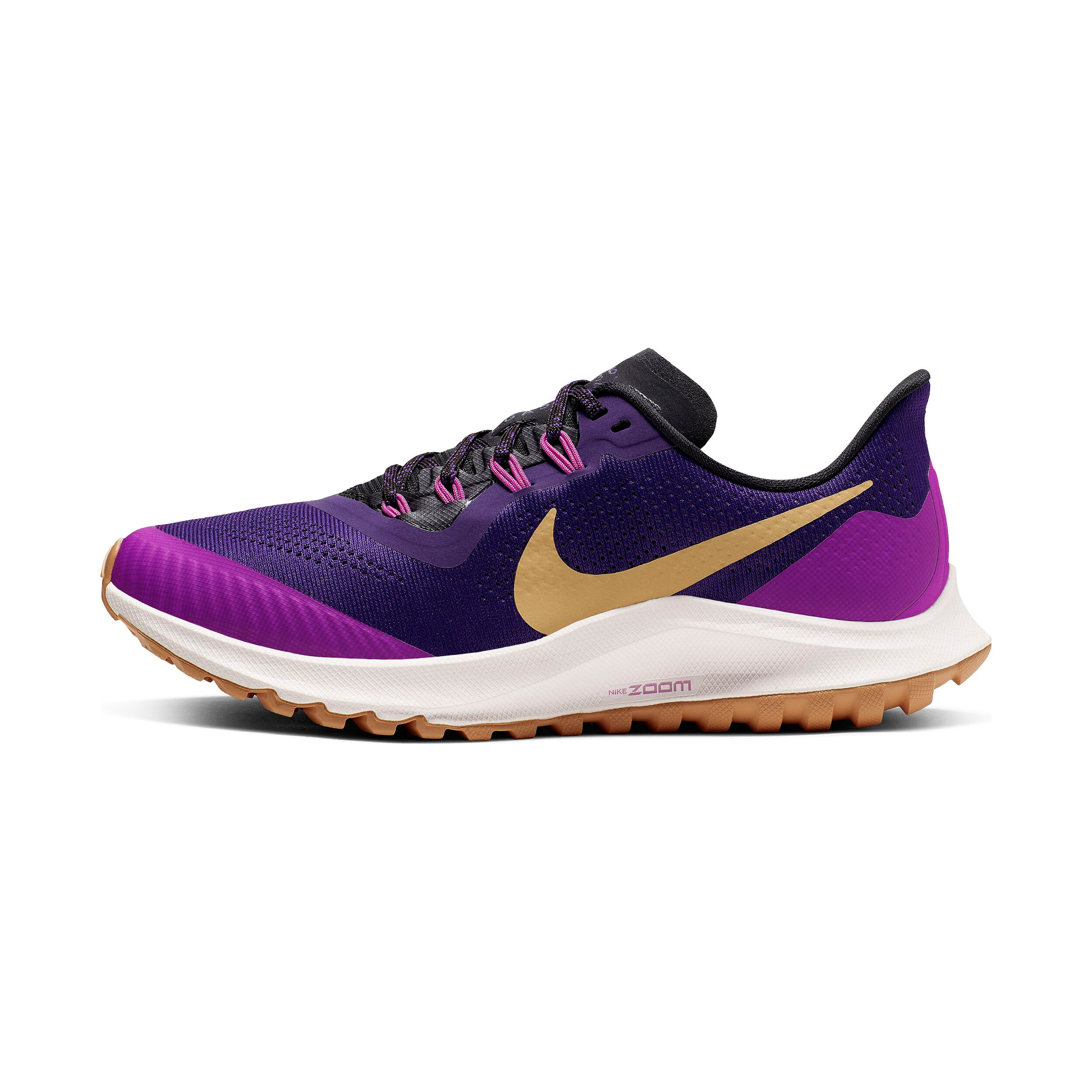 Pegasus Air Zoom 36 Trail Running Shoe Women Violet Gold