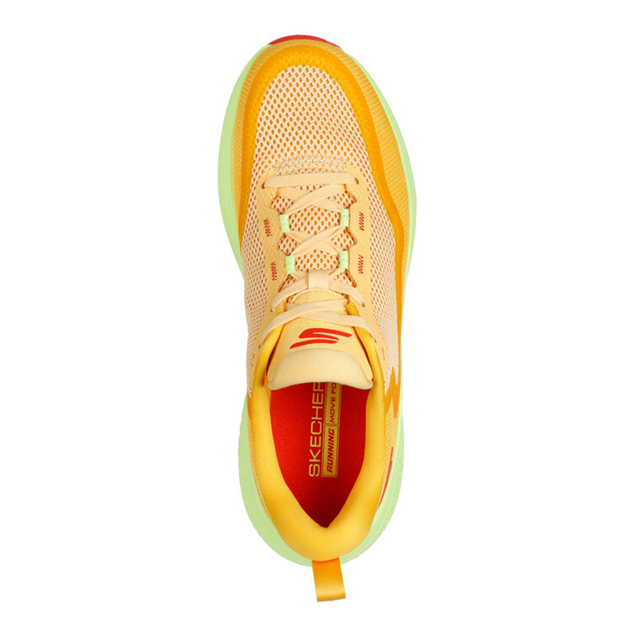 Skechers goga max orange sales