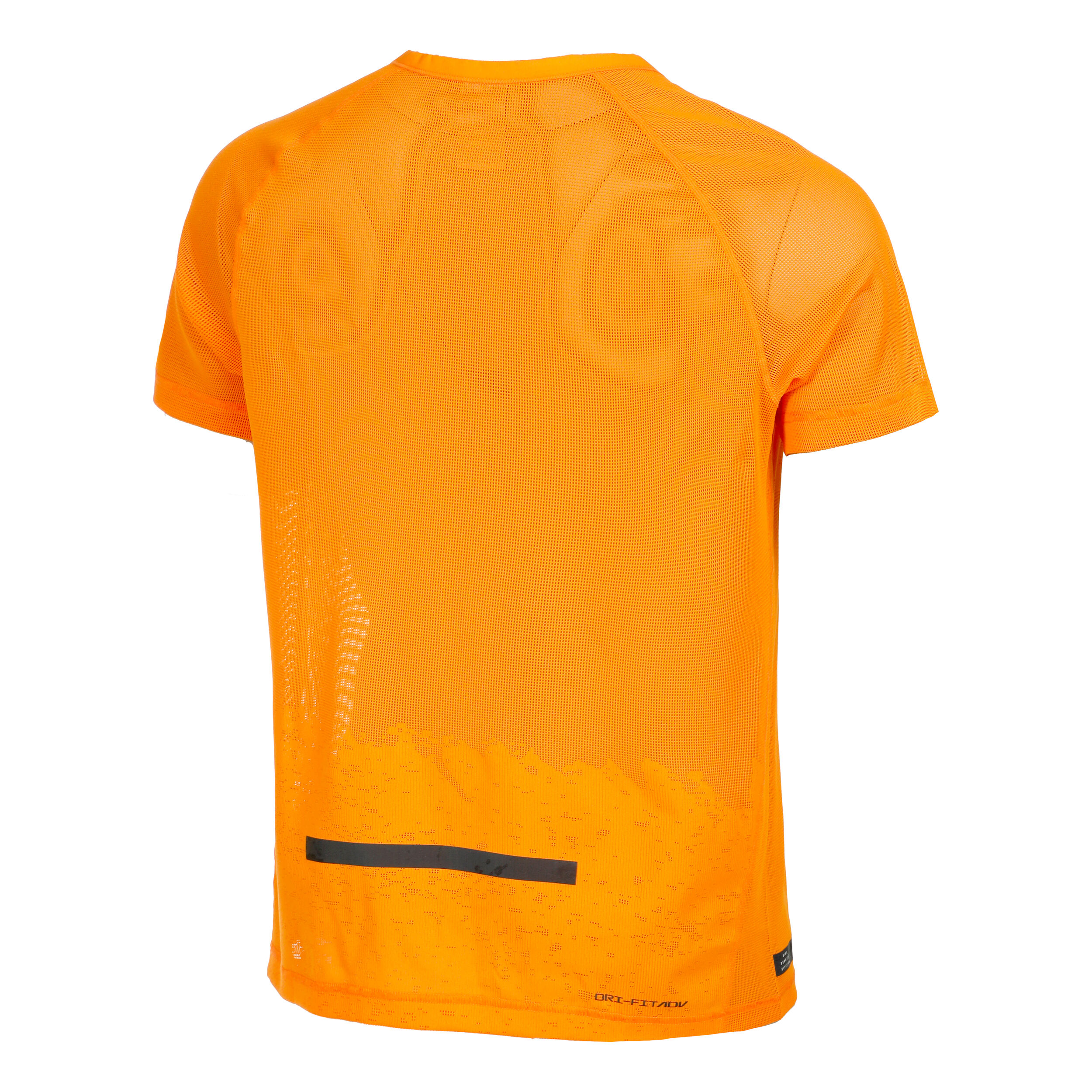 Orange nike clearance running top