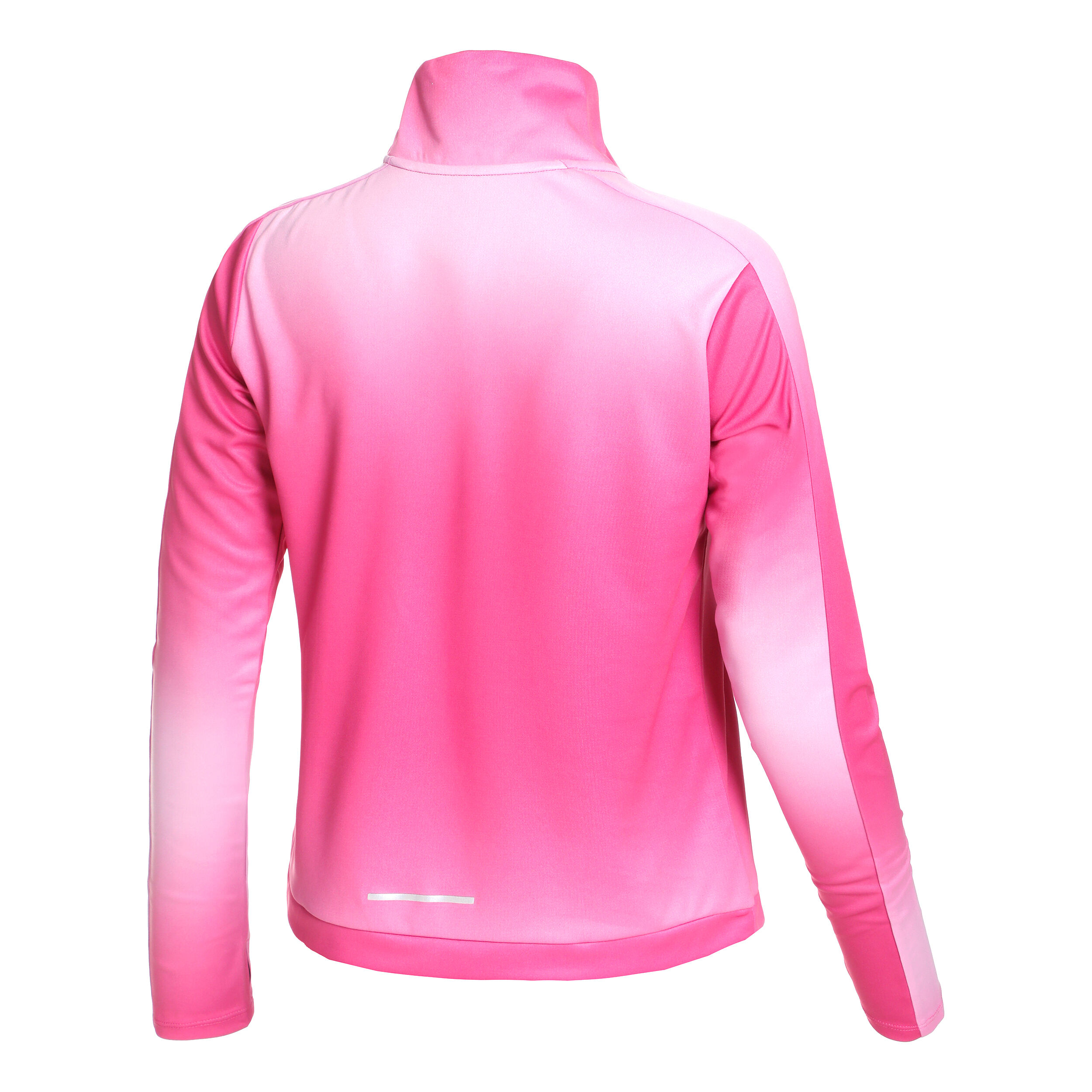 Pink nike half zip running top clearance