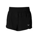 Mizuno Clothing Mizuno 2in1 4.5 Running Shorts Women-Black