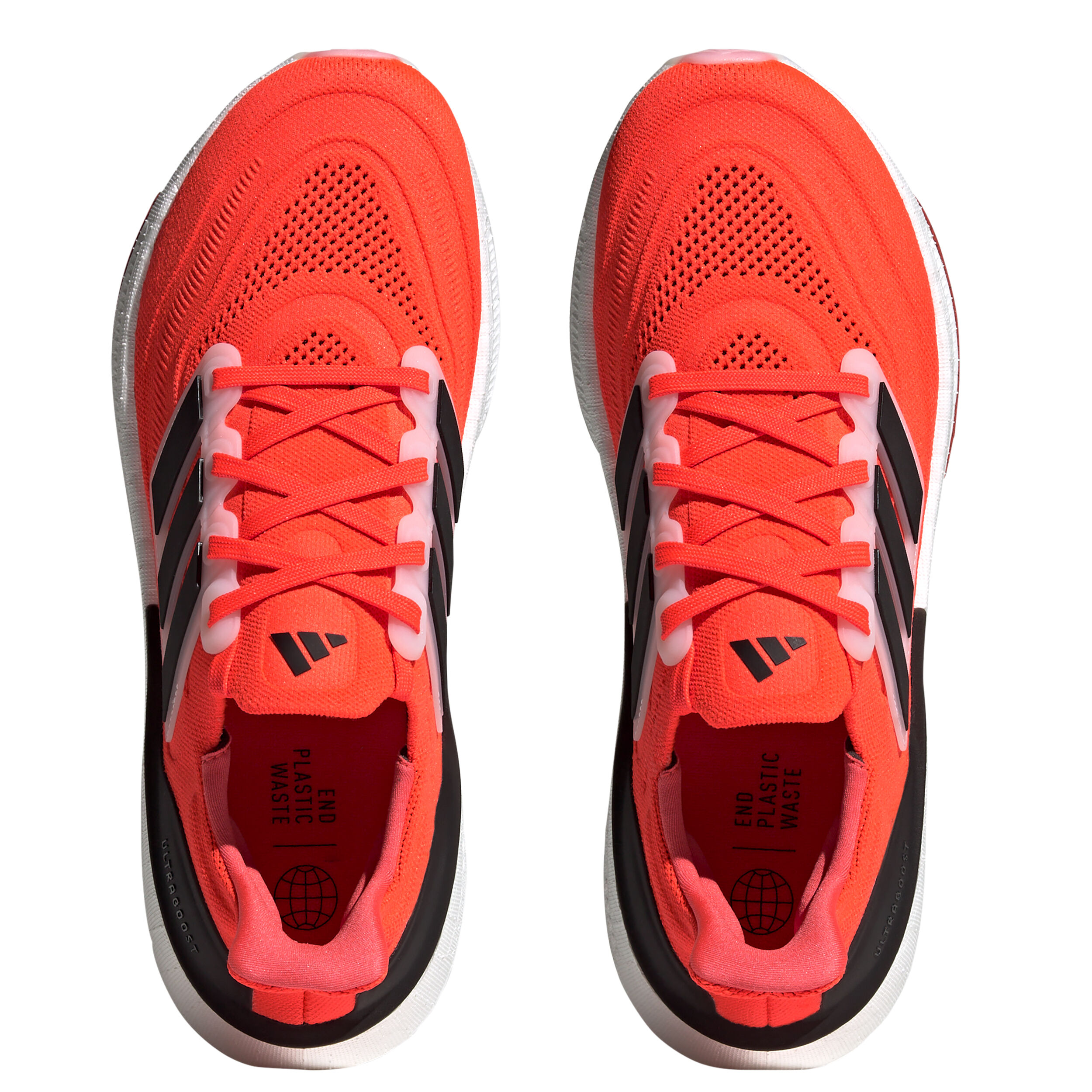 Mens ultra boost red and white discount