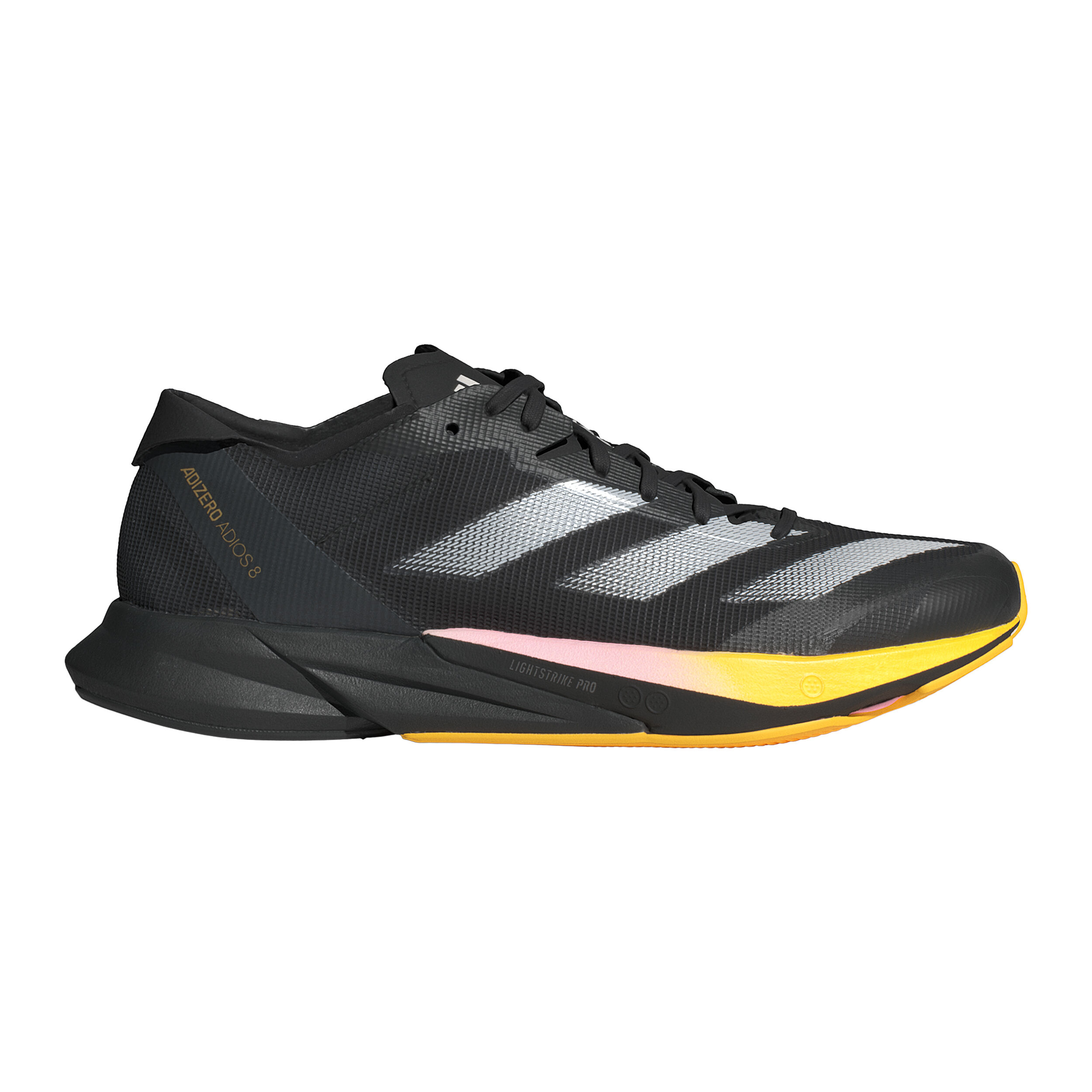 Adizero Adios 8 Competition Running Shoe Women Black Orange