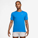 Nike Clothing Nike Miler Tee Running shirt Men-blue, silver