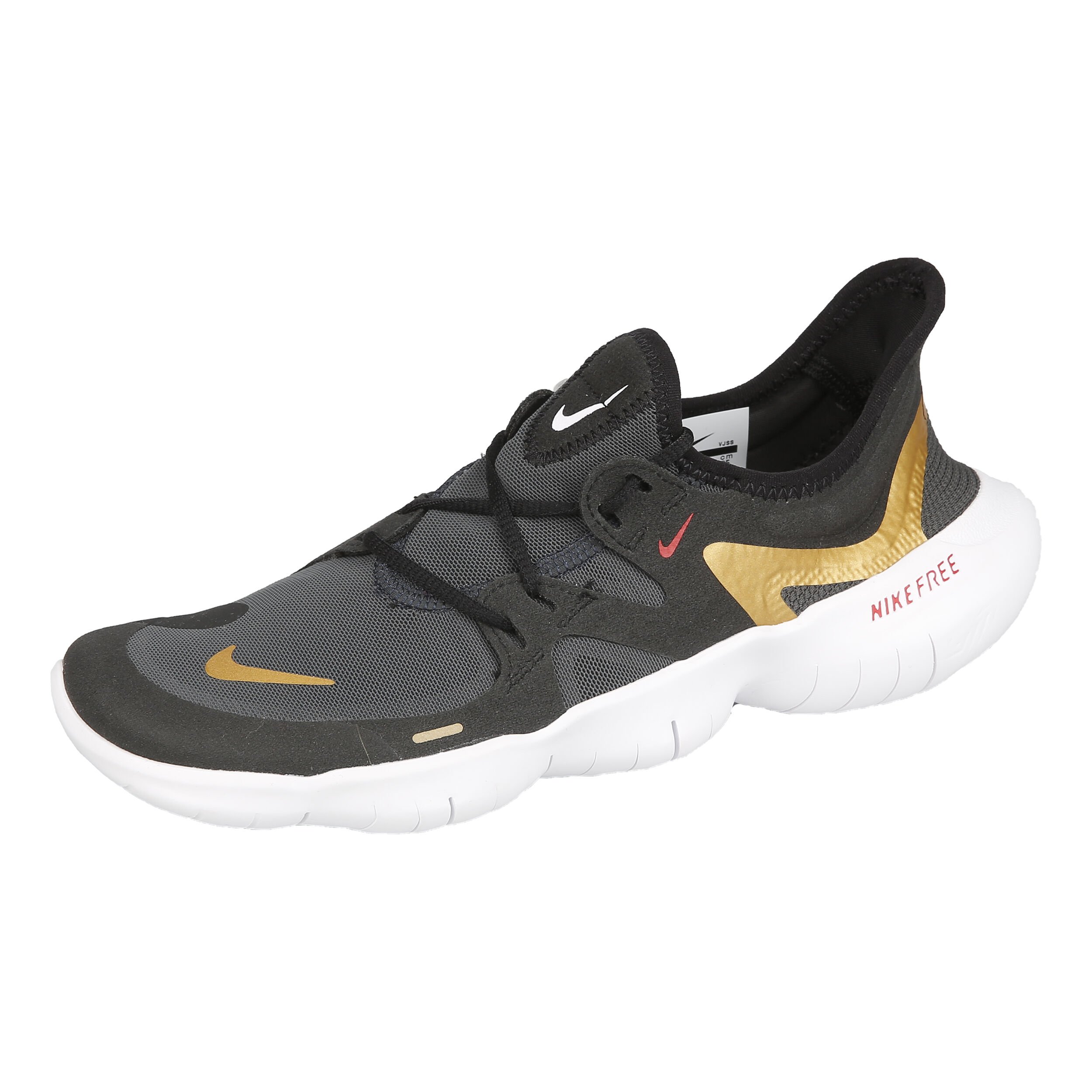 Free Run 5.0 Natural Running Shoe Women Black Gold