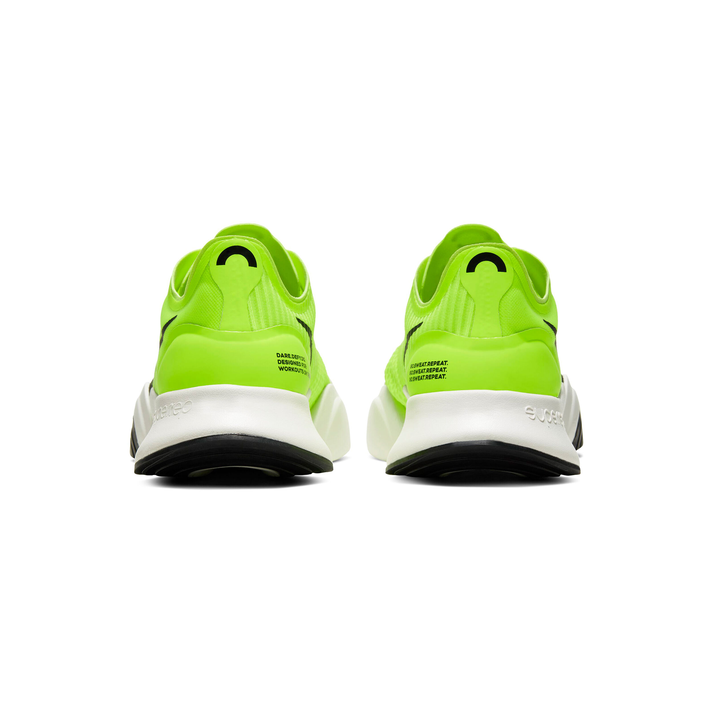 Neon green sales mens nike shoes