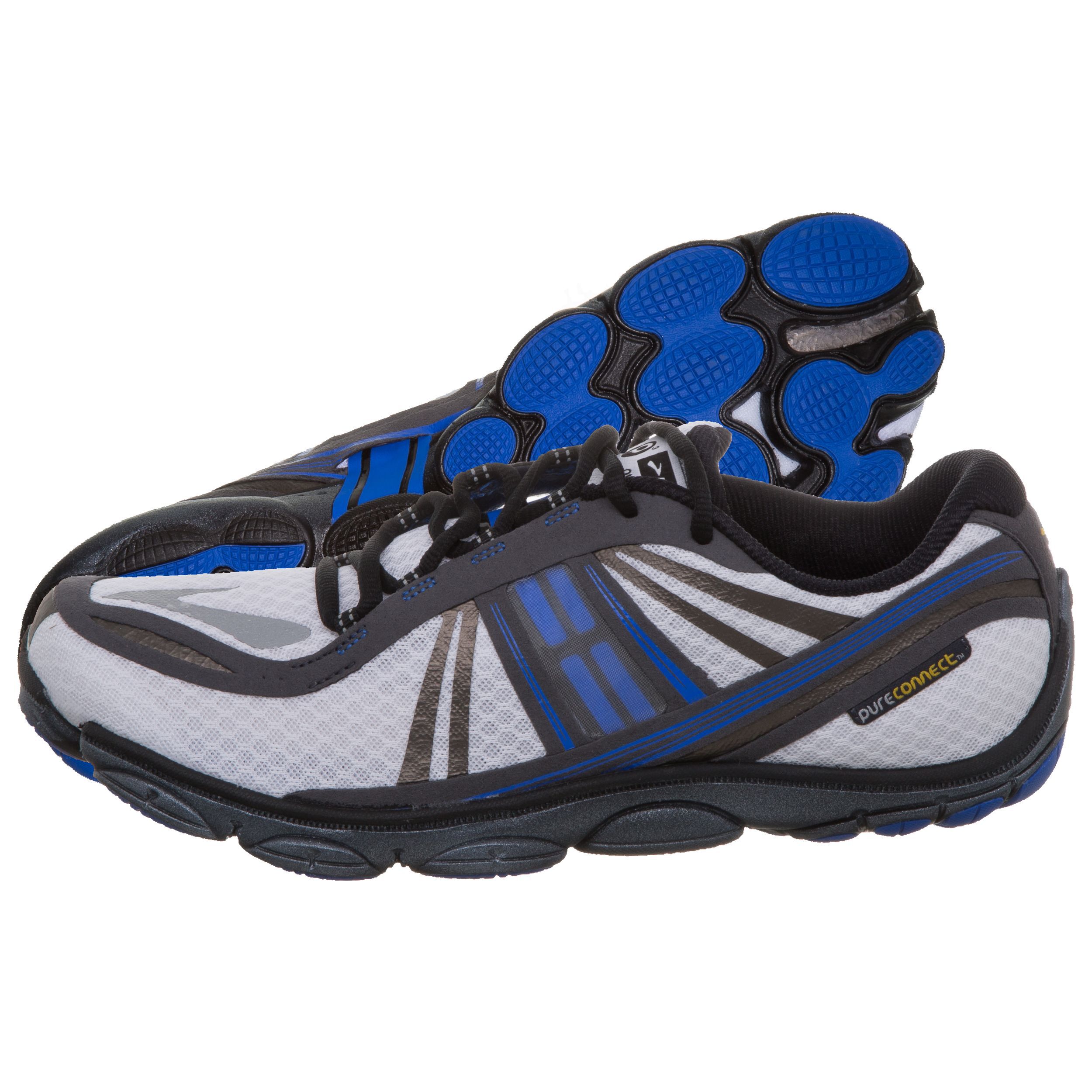 Pure Connect Natural Running Shoe Men White Blue