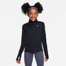Dri-Fit Half-Zip Long sleeve Girls - black, 