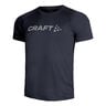 Core Essence Logo Running Shirt Men-Dark Blue