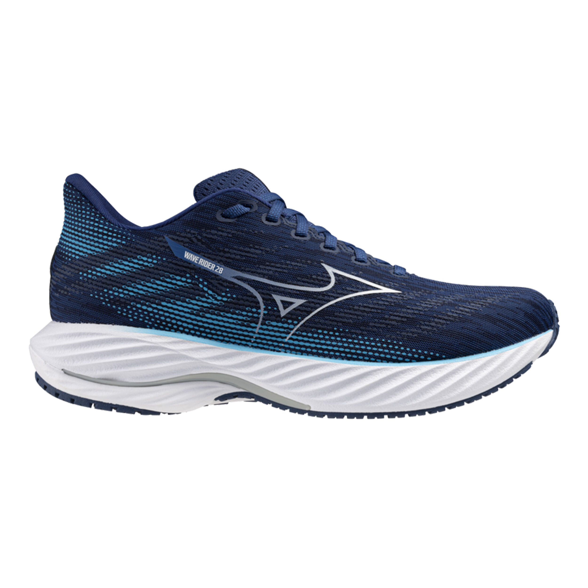 Wave Rider 28 Neutral Running Shoe Men Blue White