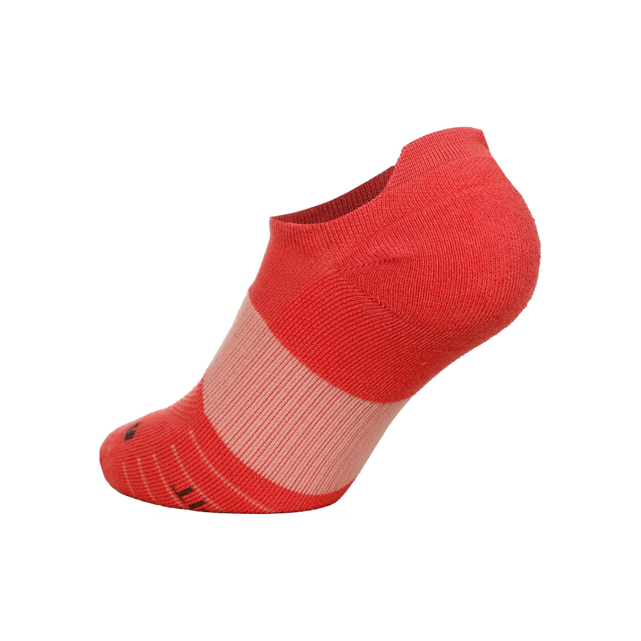 Mens red top no show socks