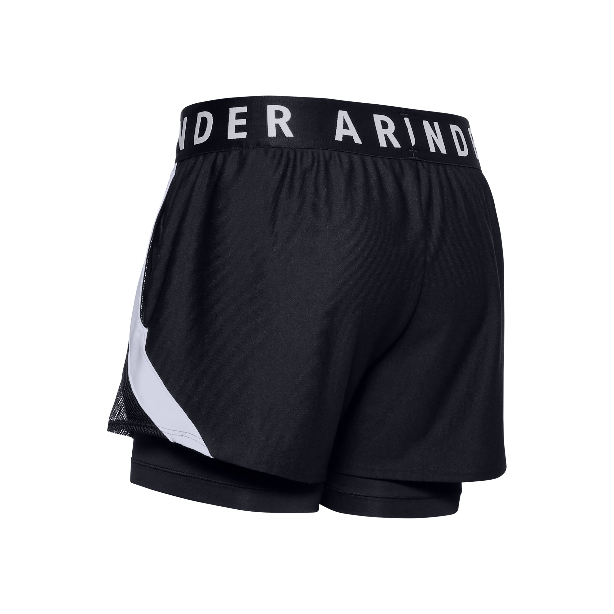 Black and white under armour shorts clearance