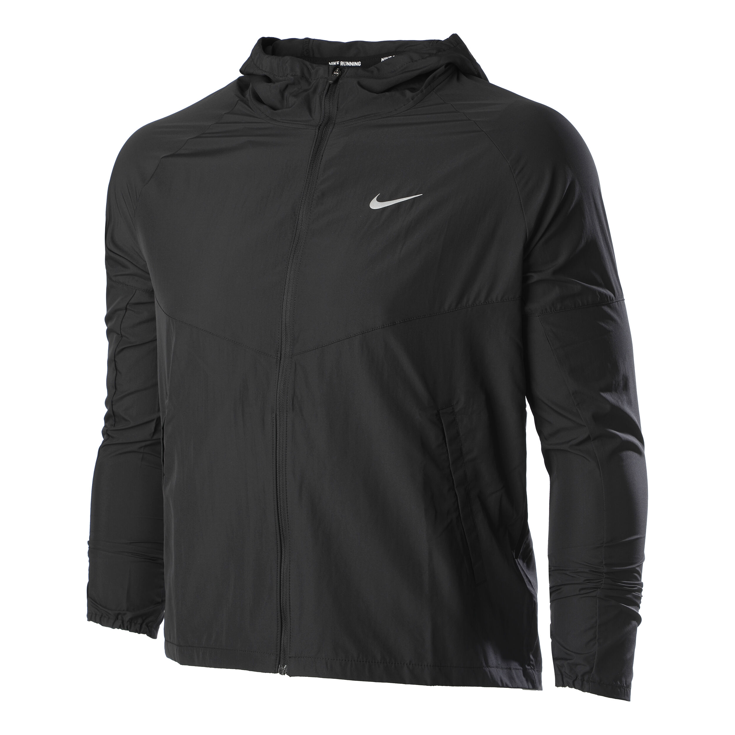 Miler RPL Running Jacket Men Black Silver