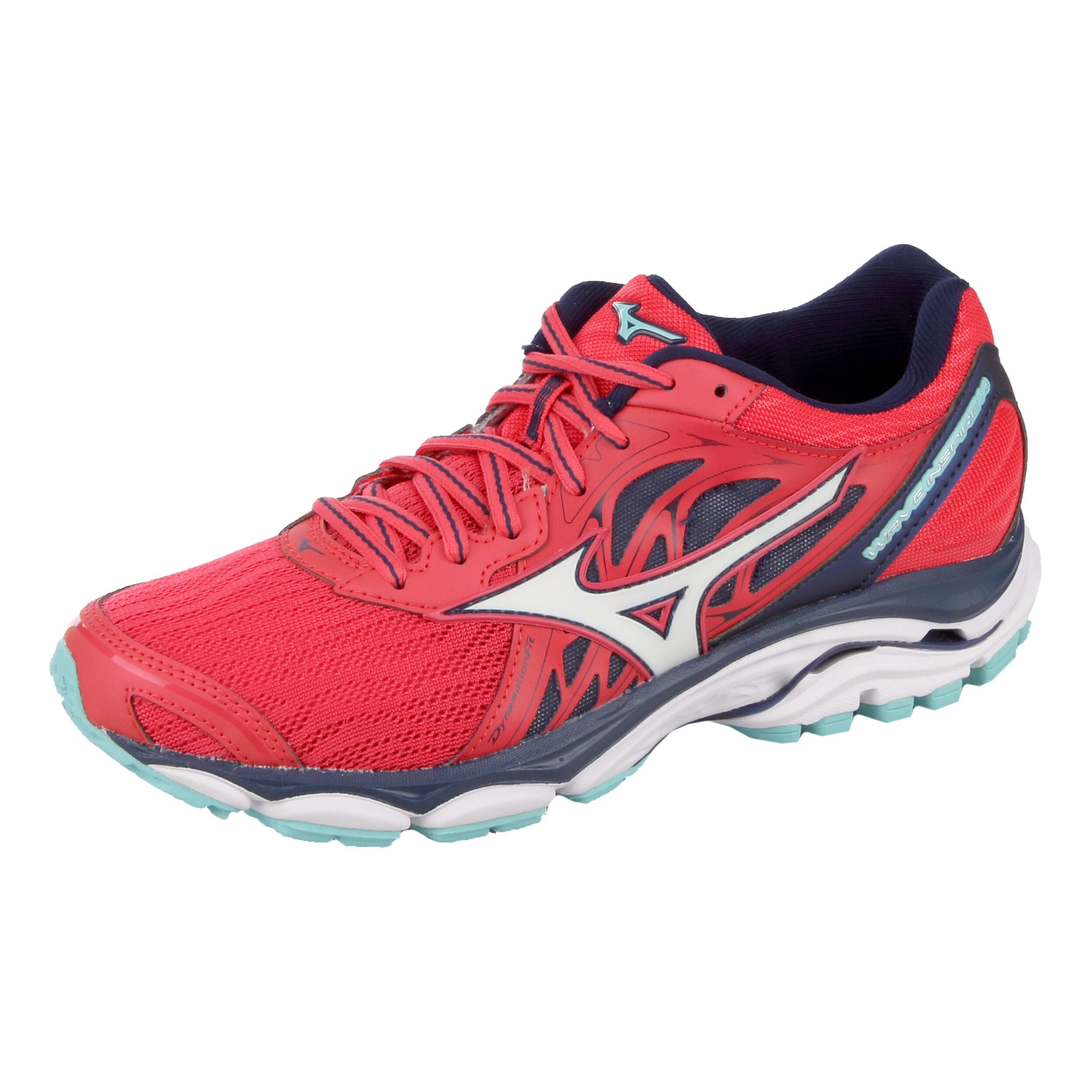Wave Inspire 14 Stability Running Shoe Women Red Dark Blue