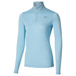 Mizuno Clothing Mizuno Core Impulse Half Zip Running shirt Women-light blue