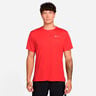 Miler Tee Running shirt Men-lightred, silver