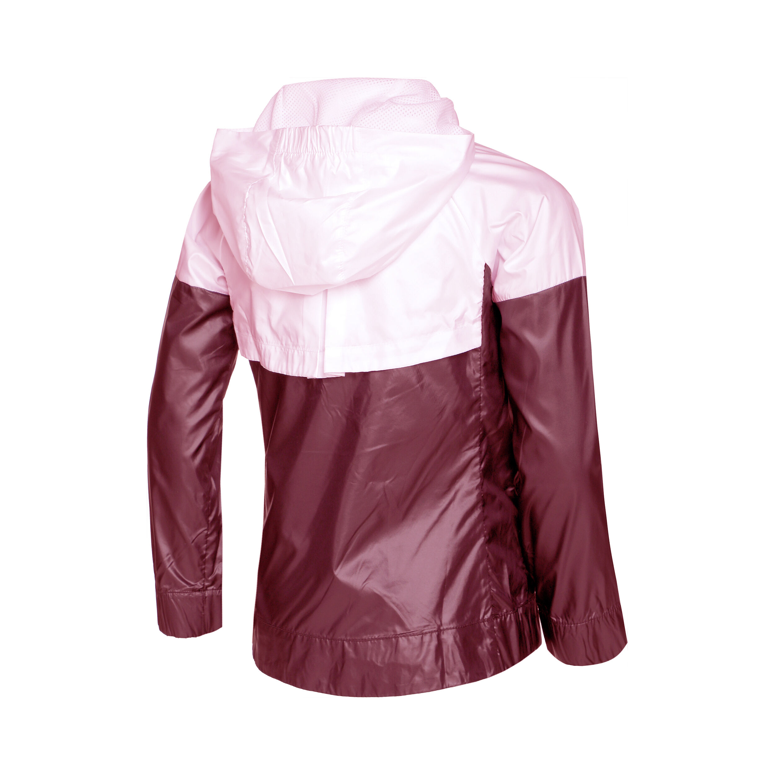 Nike windrunner jacket pink and white sales