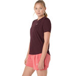 ASICS Clothing ASICS Road Running Shirt Women-Dark Red
