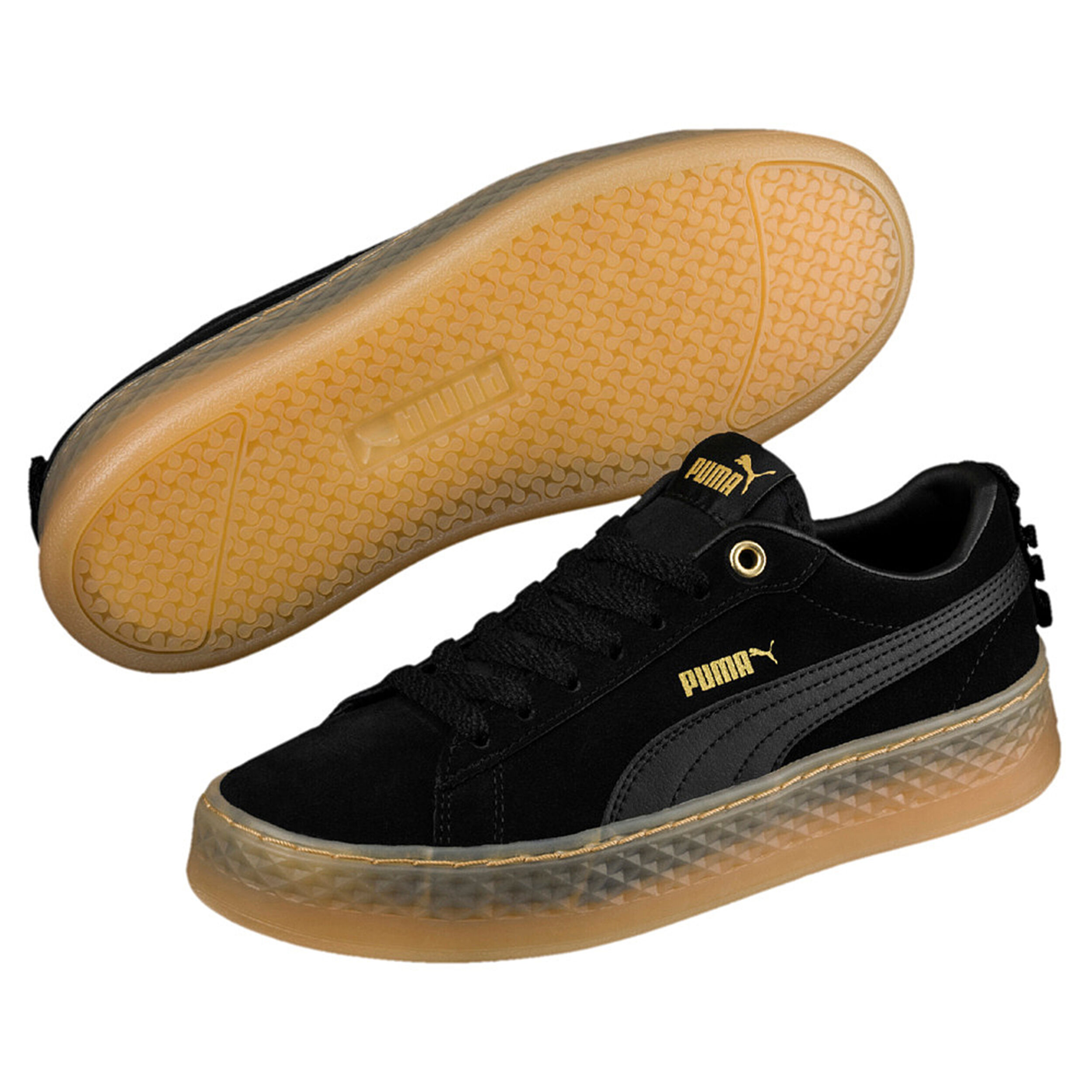 Buy Puma Smash Platform Frill Sneakers Women Black Beige online Running Point UK