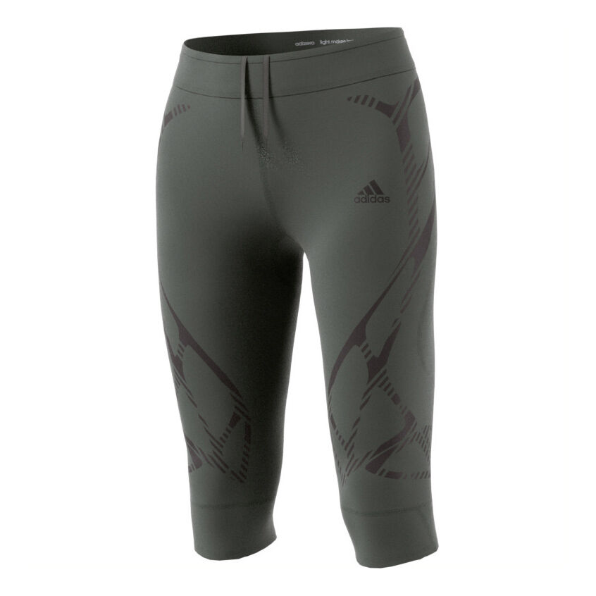 Buy adidas Adizero Sprintweb 3 4 Running Pants Women Grey Black online Running Point UK