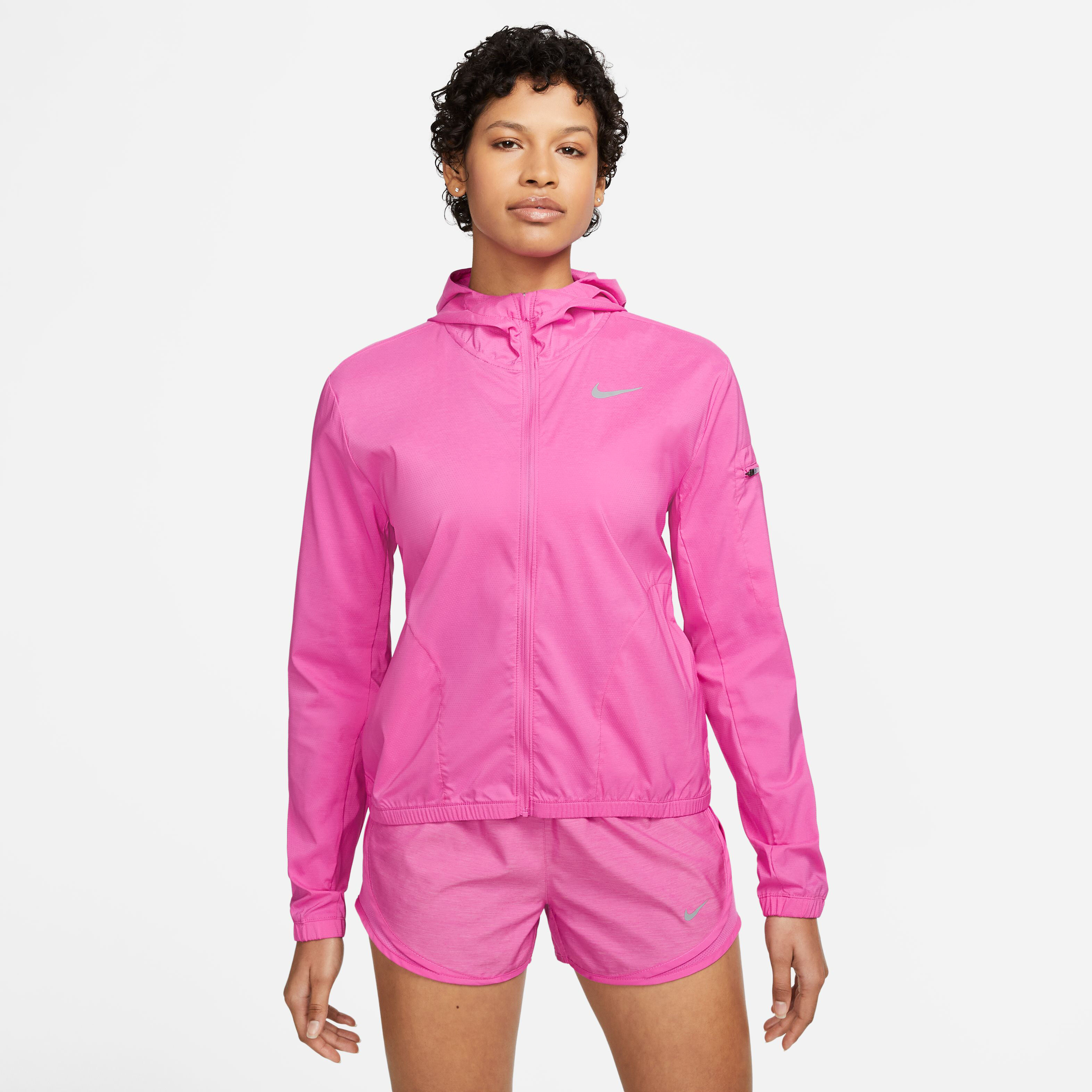 Buy Nike IMP Light Hooded Running Jacket Women Violet Grey online Running Point UK
