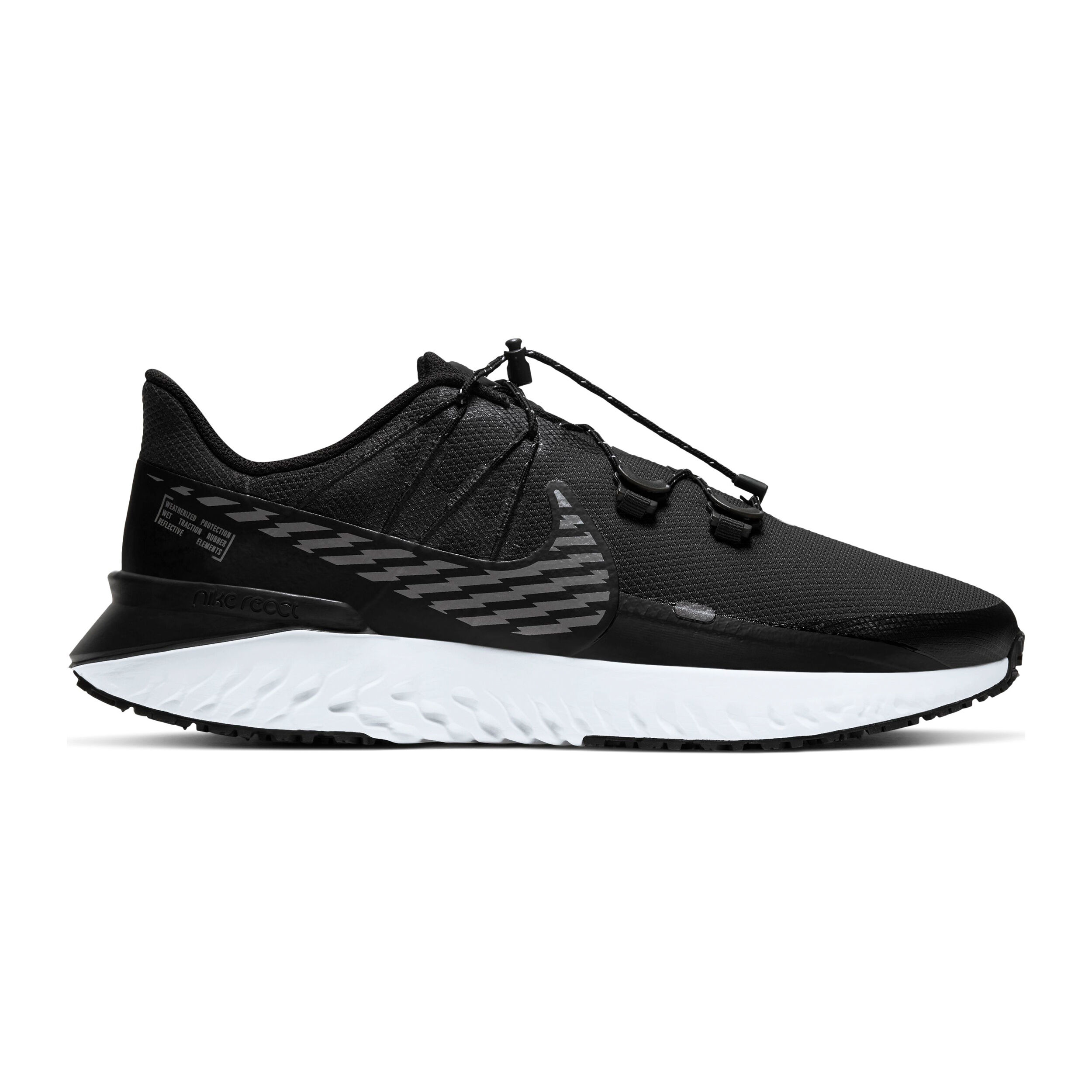 Buy Nike Legend React 3 Shield Neutral Running Shoe Men Black White online Running Point UK