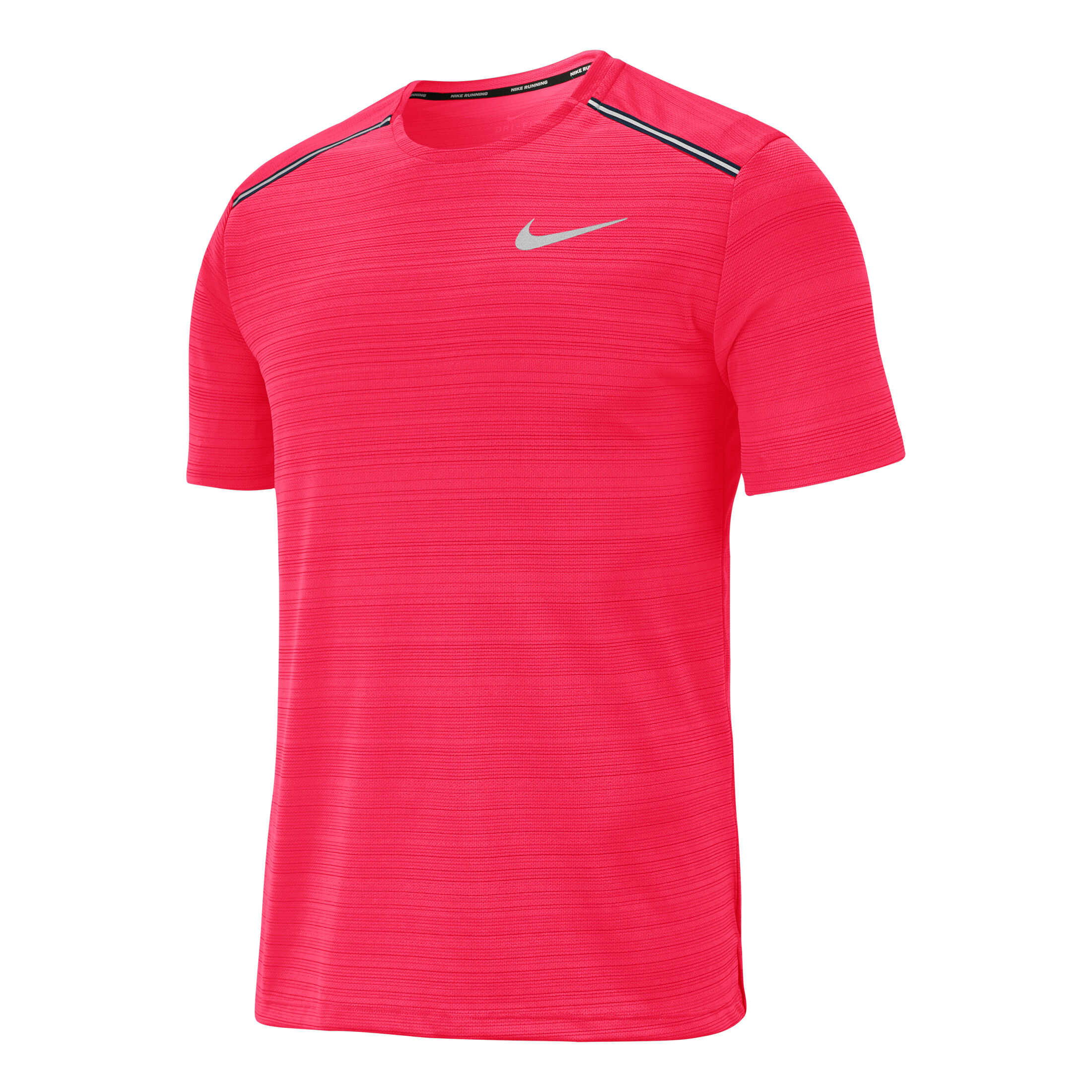 Buy Nike Miler T Shirt Men Neon Red Silver online Running Point UK