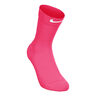 Fast Midweight Crew Running Socks-Pink,Black