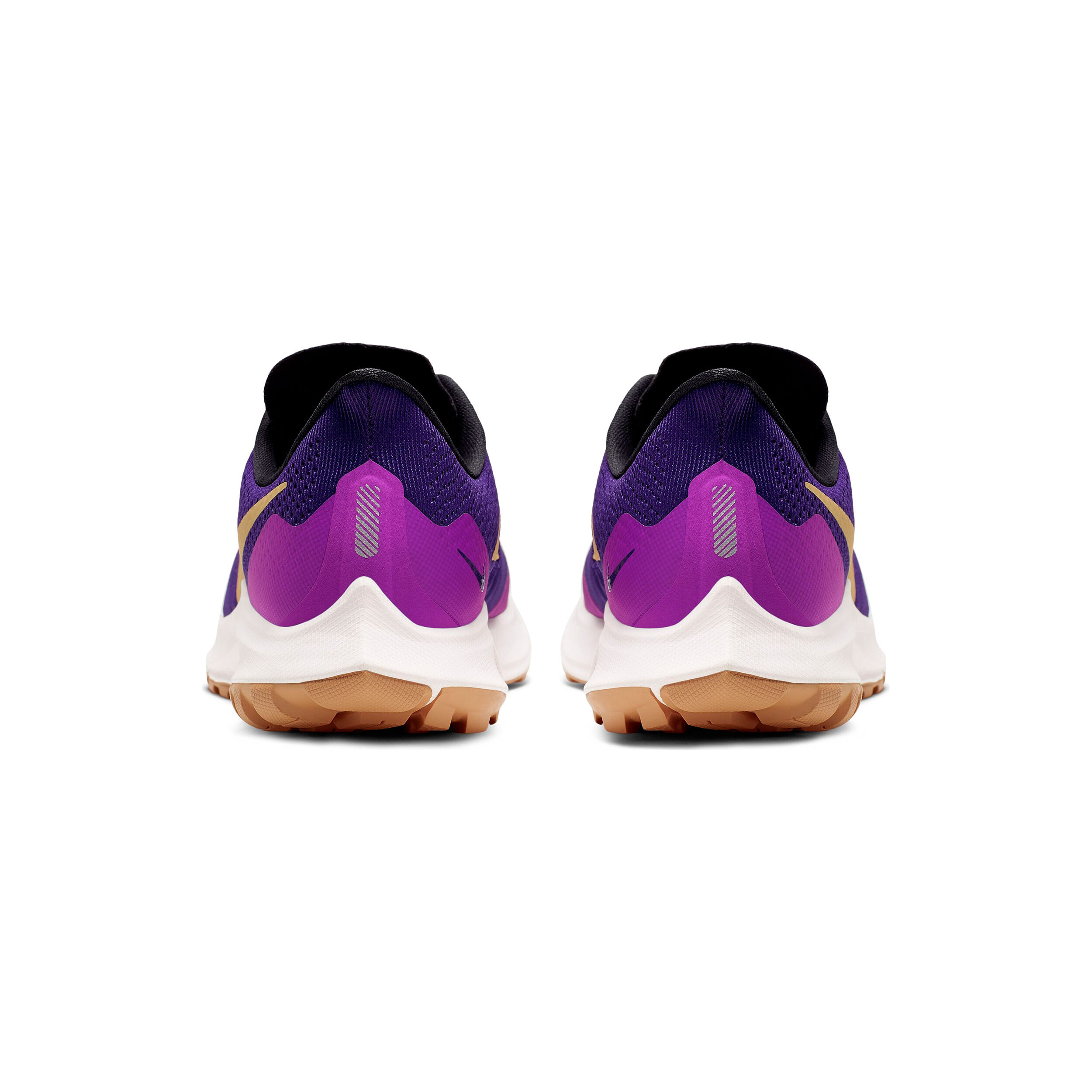Nike women's air zoom pegasus 36 trail running shoes - purple/gold deals