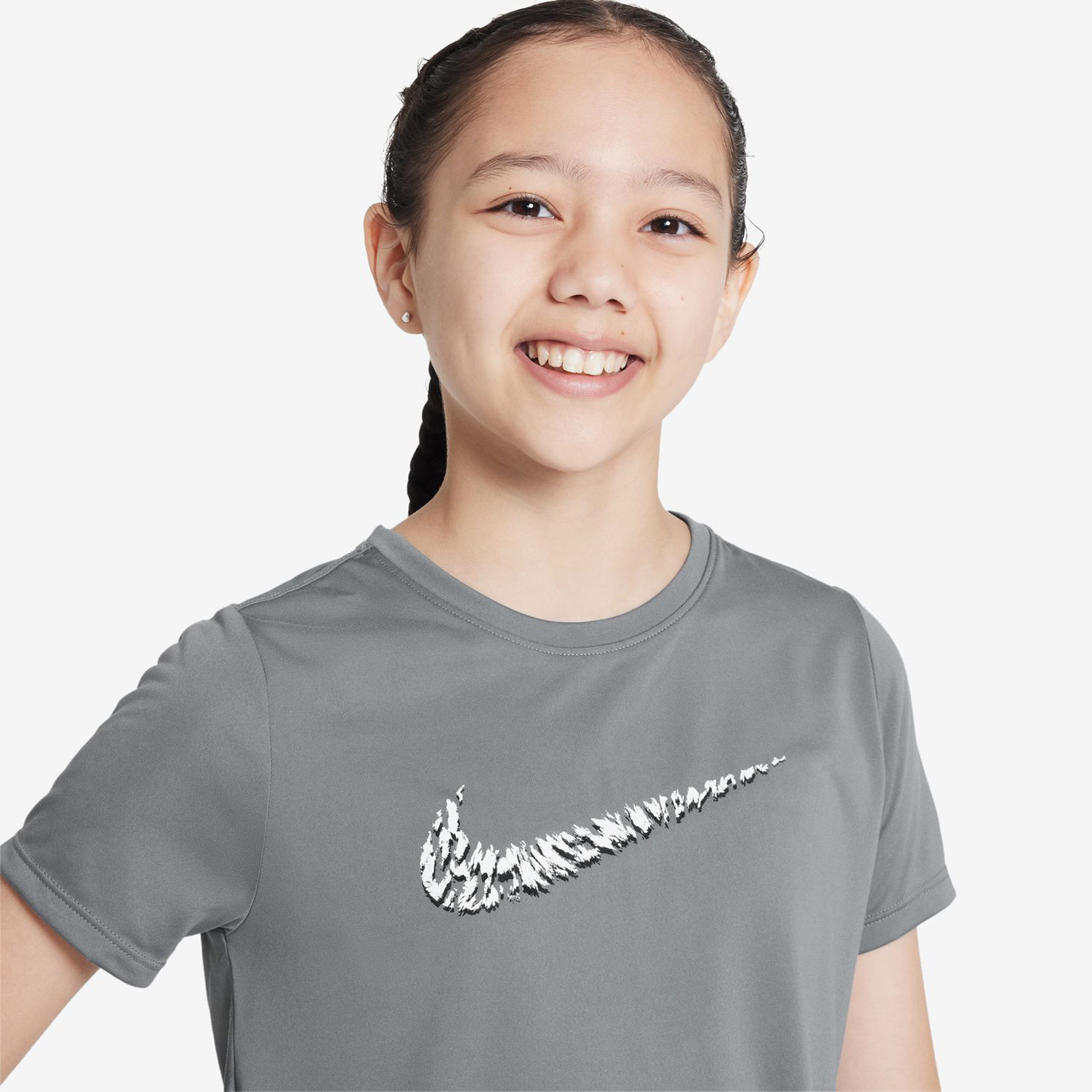 One GX VNR T Shirt Girls Grey